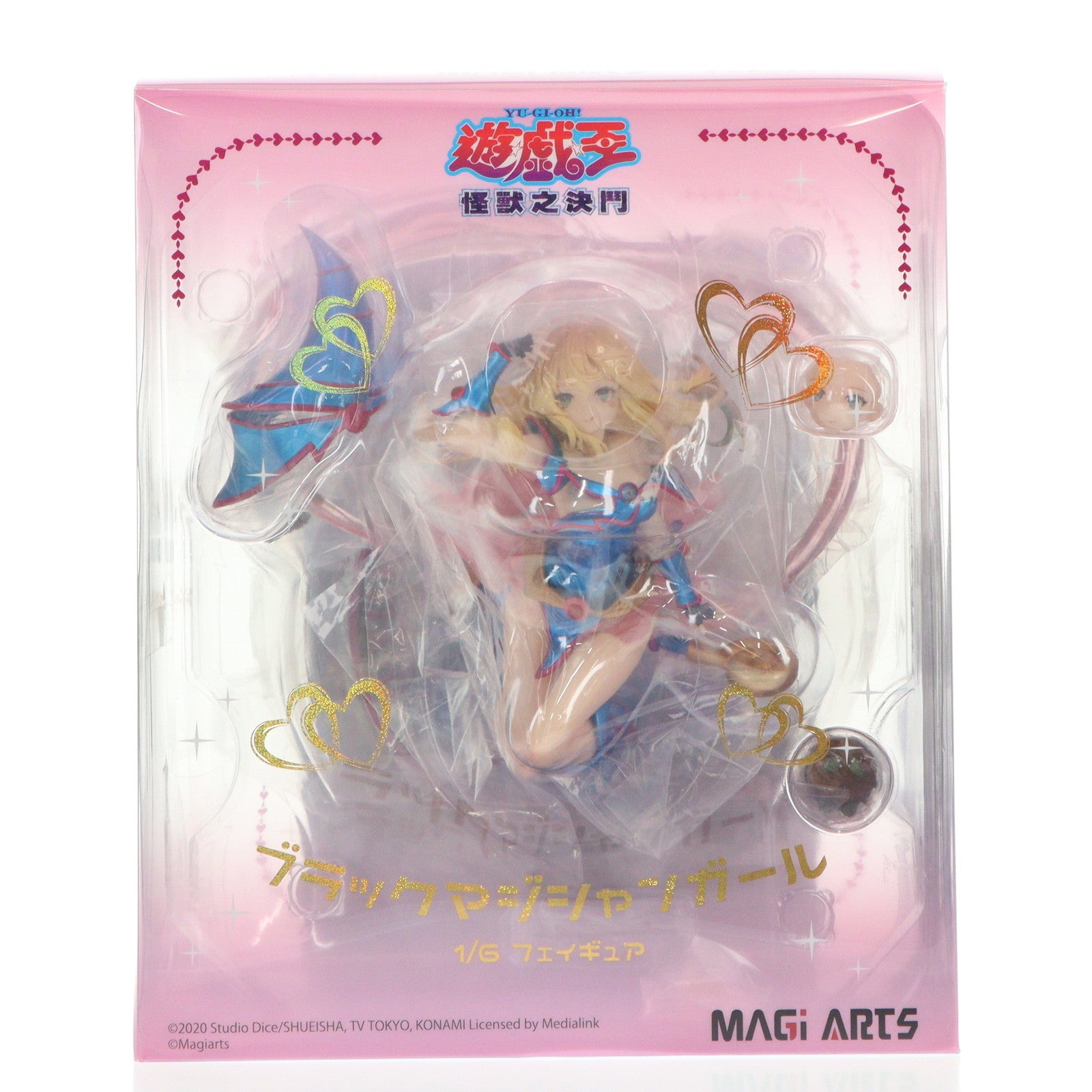 【中古即納】[FIG] 色紙&タペストリー無し WF会場限定 ブラック・マジシャン・ガール(メッキカラー) 遊☆戯☆王デュエルモンスターズ 1/6 完成品 フィギュア MAGI ARTS(マギアーツ)(20231002)