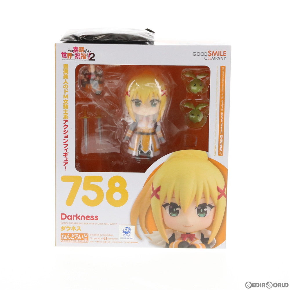 【中古即納】[FIG] GOODSMILE ONLINE SHOP限定特典付属 ねんどろいど 758 ダクネス この素晴らしい世界に祝福を!2 完成品 可動フィギュア グッドスマイルカンパニー(20171101)