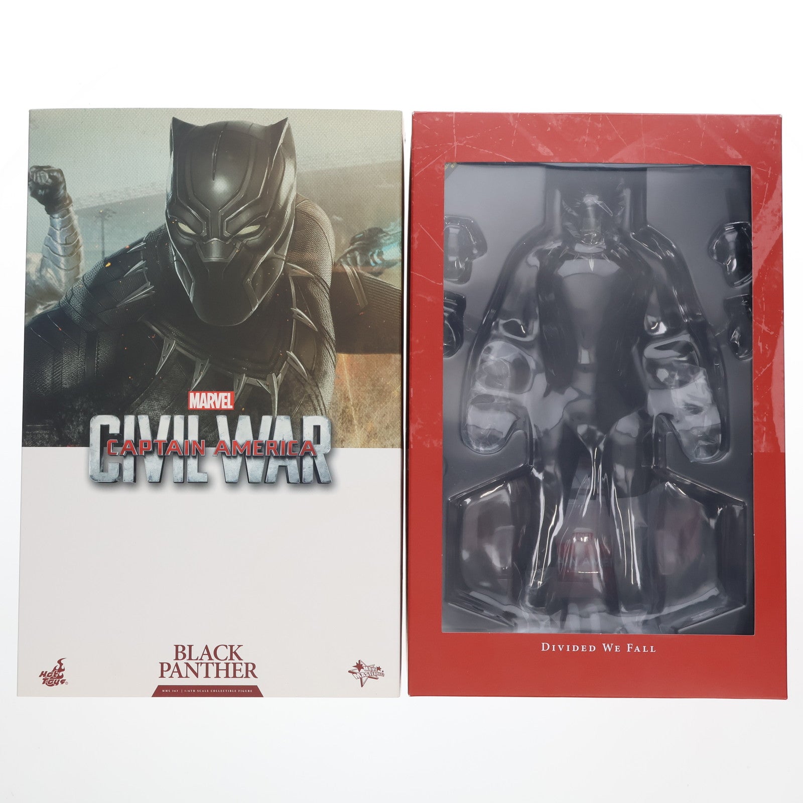 【中古即納】[FIG] ムービー・マスターピース ブラックパンサー シビル・ウォー/キャプテン・アメリカ 1/6 完成品 アクションフィギュア(MM363) ホットトイズ(20170329)
