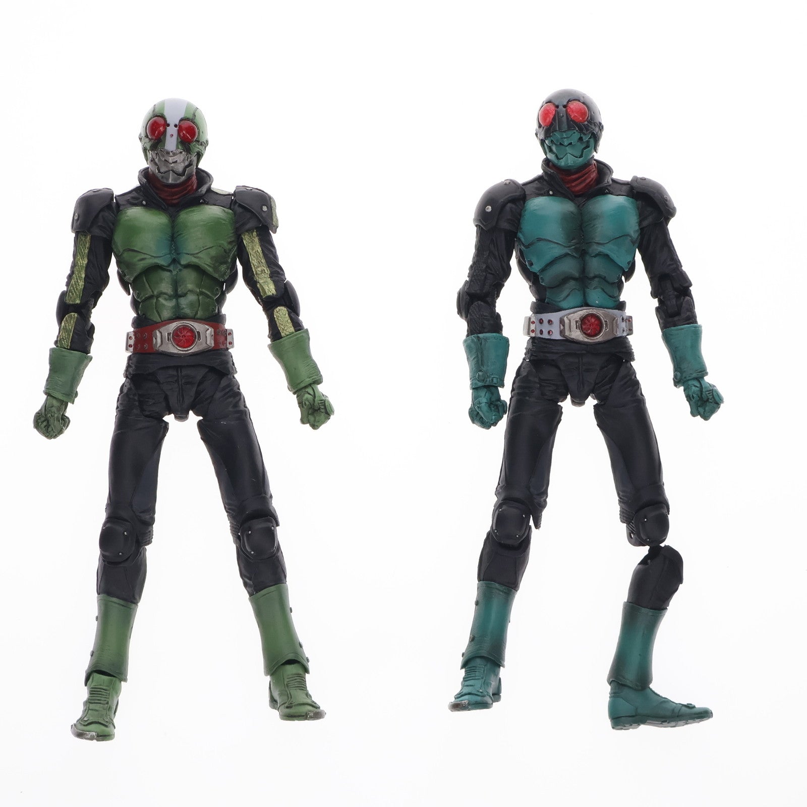 【中古即納】[FIG] MOVIE REALIZATION 仮面ライダー1号・2号(仮面ライダーTHE FIRST) 完成品 可動フィギュア バンダイ(20060527)