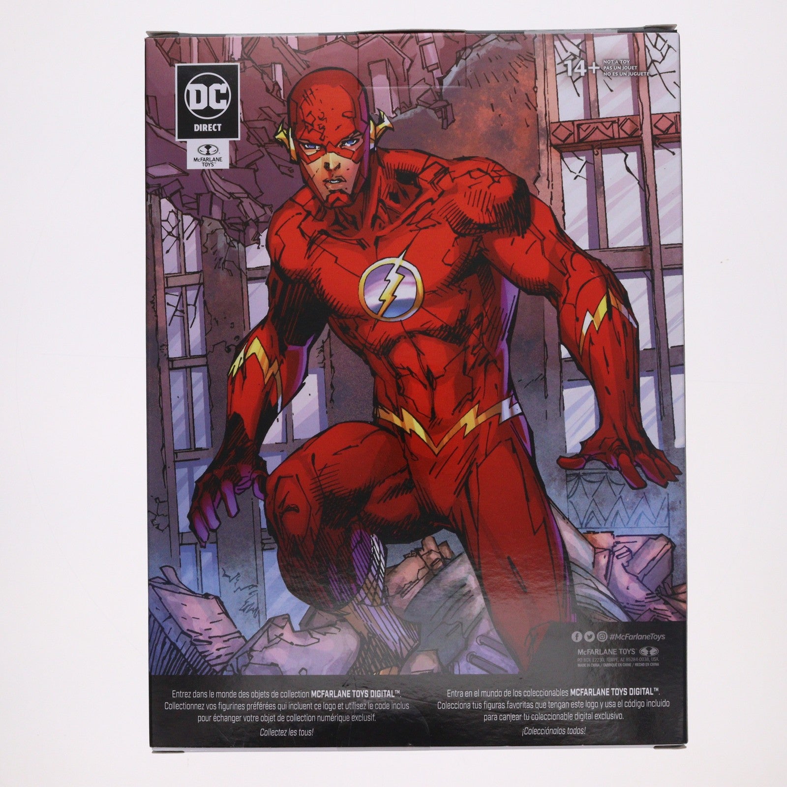 【中古即納】[FIG] DCダイレクト 12インチ・ポーズドスタチュー フラッシュ by ジム・リー[コミック] 完成品 フィギュア マクファーレン・トイズ(20240630)