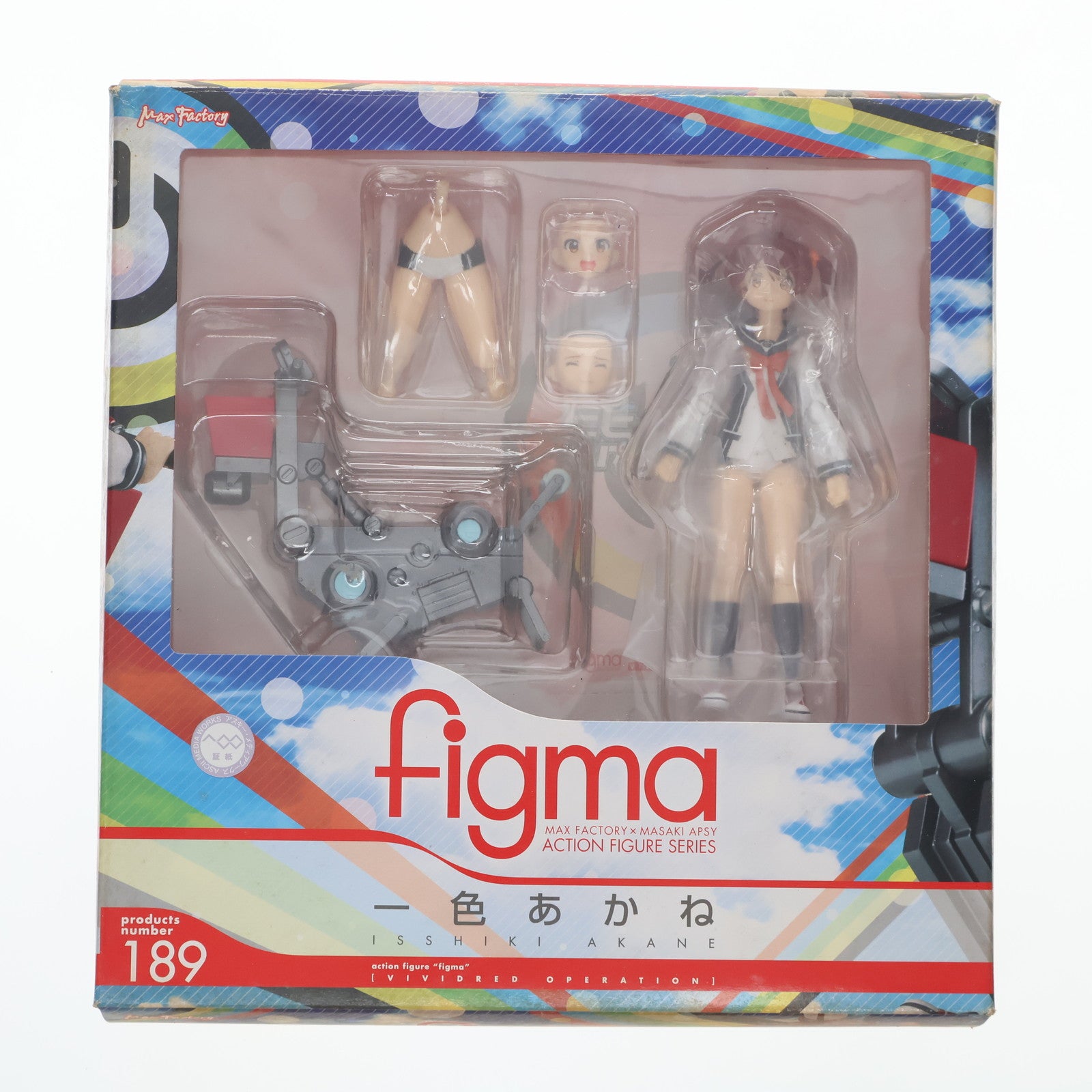 【中古即納】[FIG] figma(フィグマ) 189 一色あかね(いっしきあかね) ビビッドレッド・オペレーション 完成品 可動フィギュア マックスファクトリー(20130824)