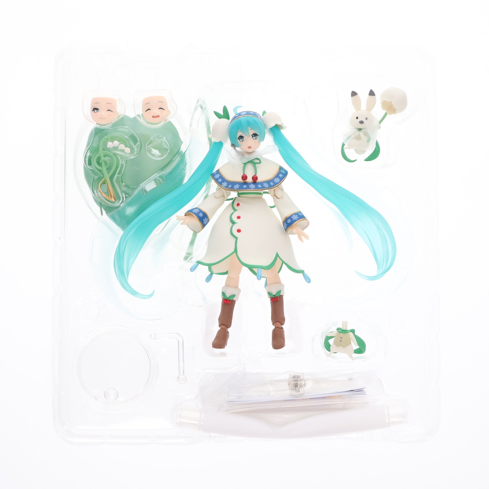 【中古即納】[FIG] figma(フィグマ) EX-024 雪ミク Snow Bell ver. キャラクター・ボーカル・シリーズ01 初音ミク 完成品 可動フィギュア ワンフェス2015冬&GOODSMILE ONLINE SHOP限定 マックスファクトリー(20150208)