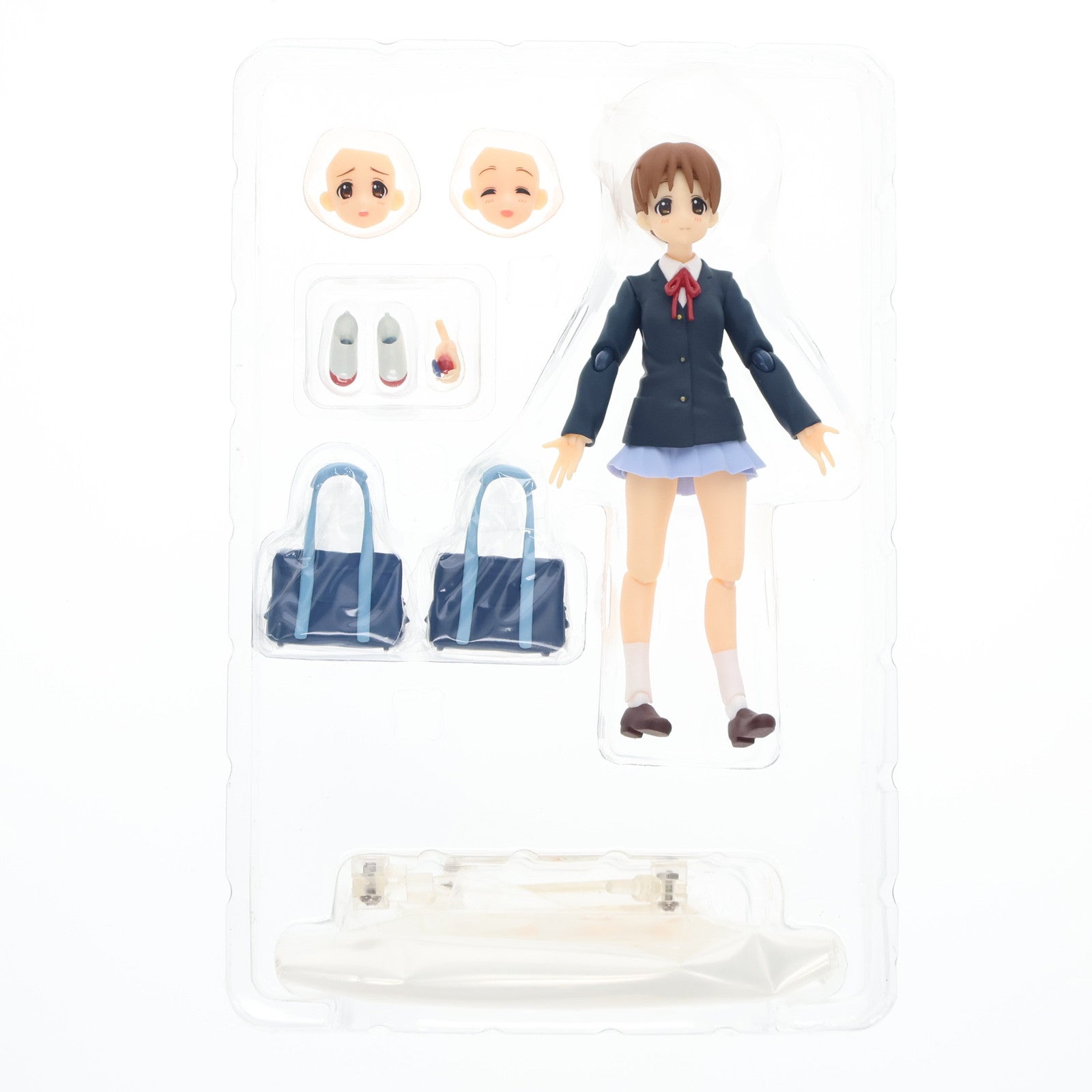 【中古即納】[FIG] figma(フィグマ) EX-004 平沢憂(ひらさわうい) 制服ver. けいおん! 完成品 可動フィギュア ワンフェス2010冬&GOODSMILE ONLINE SHOP限定 マックスファクトリー(20100228)