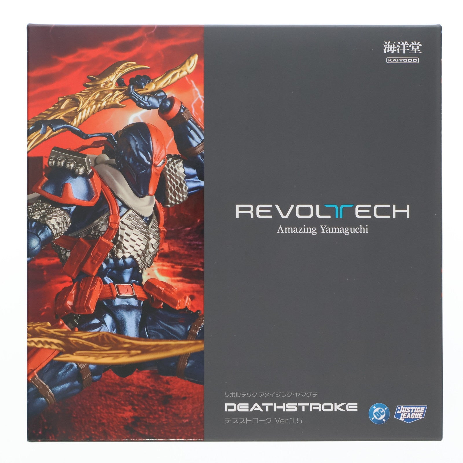【中古即納】[FIG] リボルテック アメイジング・ヤマグチ デスストローク Ver.1.5 DCユニバース 完成品 可動フィギュア(NR059) 海洋堂(20250523)