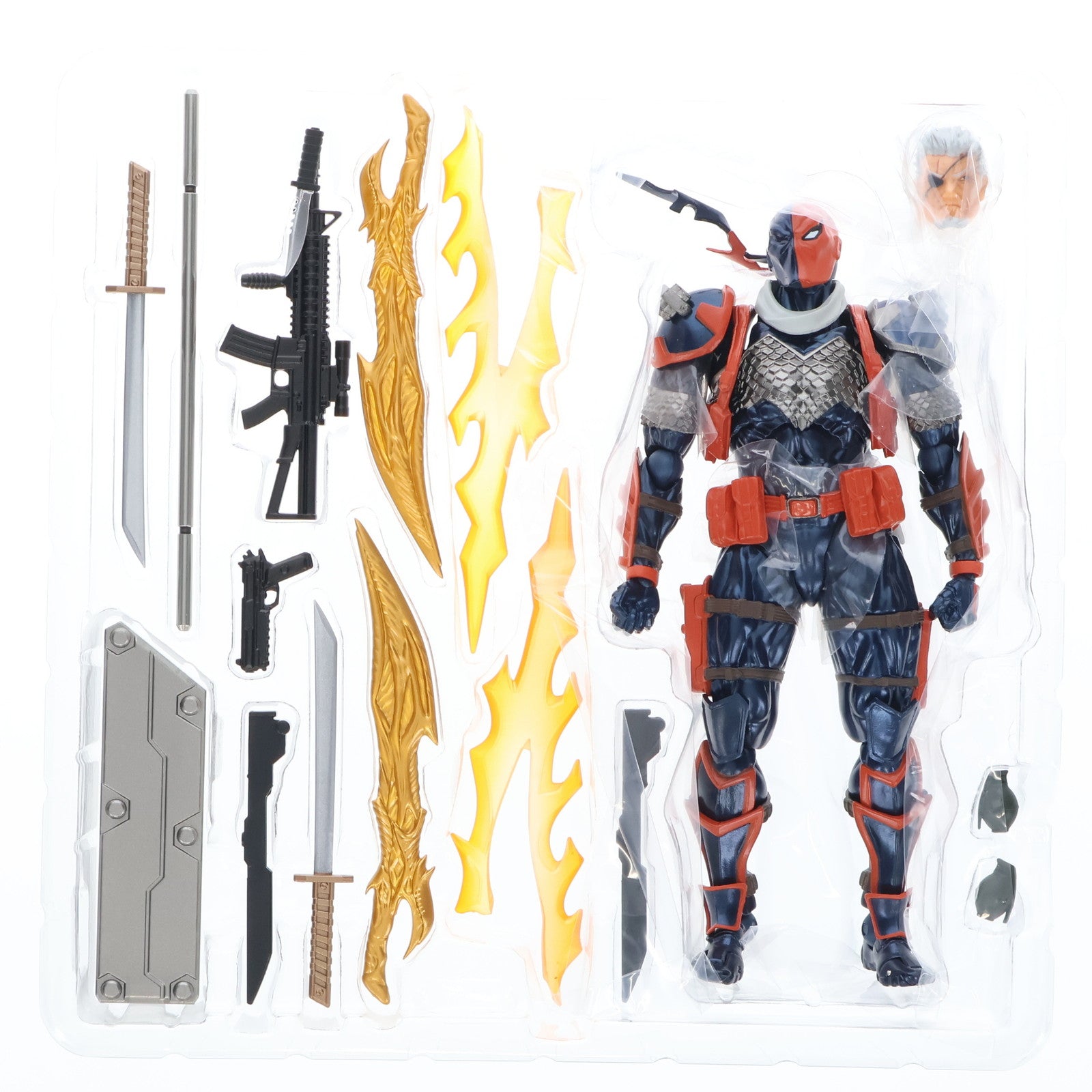 【中古即納】[FIG] リボルテック アメイジング・ヤマグチ デスストローク Ver.1.5 DCユニバース 完成品 可動フィギュア(NR059) 海洋堂(20250523)