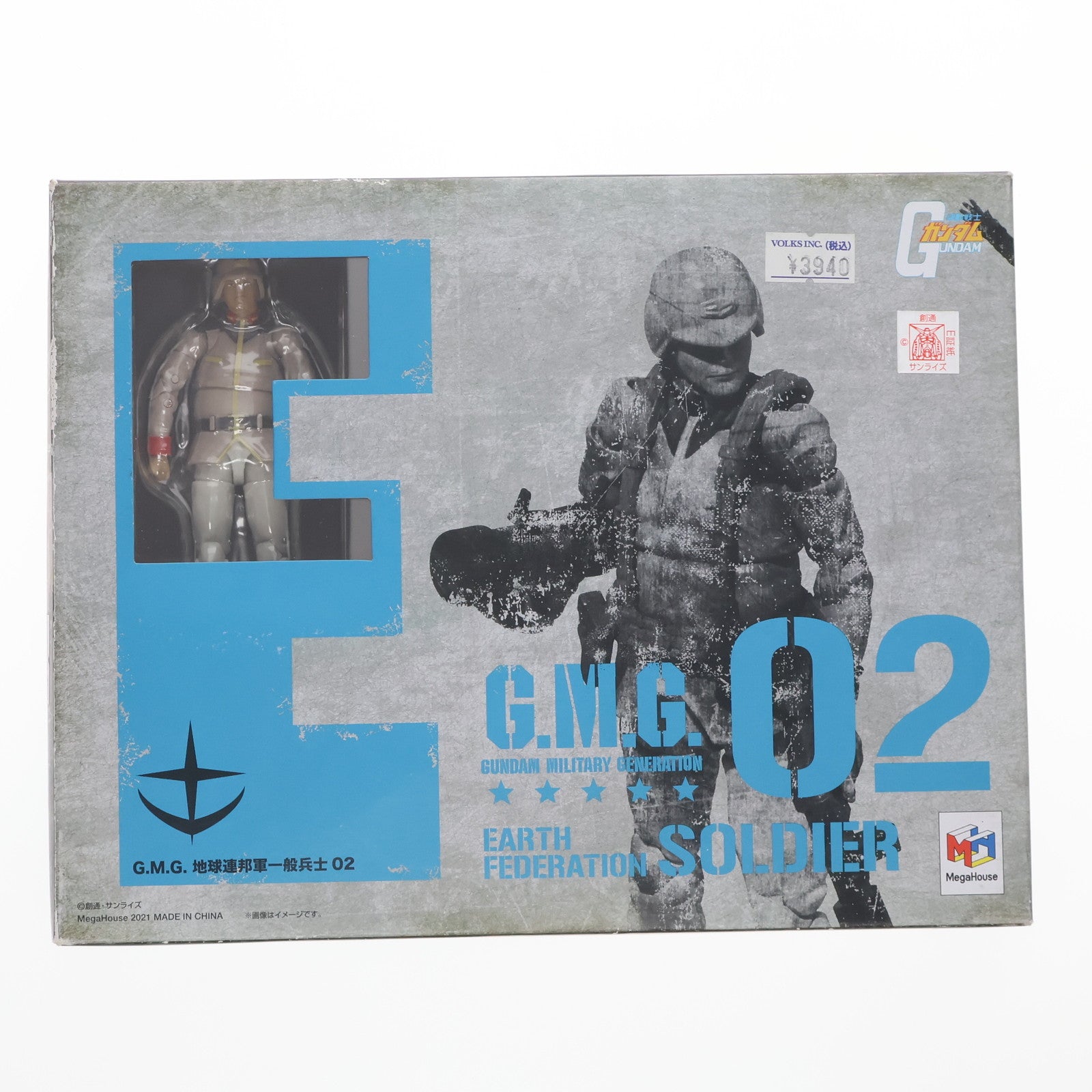 【中古即納】[FIG] G.M.G.(ガンダムミリタリージェネレーション) 地球連邦軍一般兵士02 機動戦士ガンダム 完成品 可動フィギュア メガハウス(20210430)