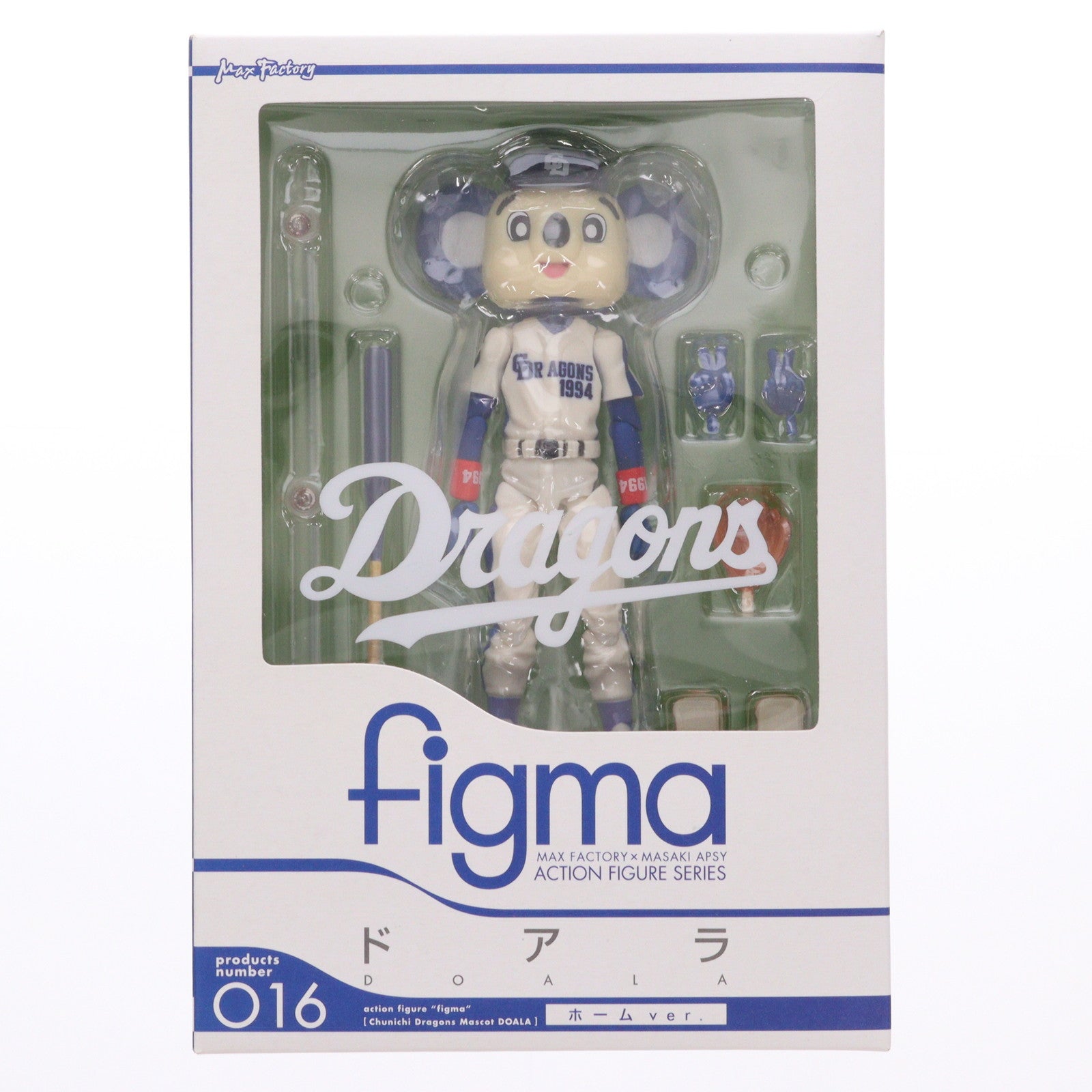 【中古即納】[FIG] figma(フィグマ) 016 ドアラ ホームver. 中日ドラゴンズマスコット ドアラ 完成品 可動フィギュア マックスファクトリー(20081105)