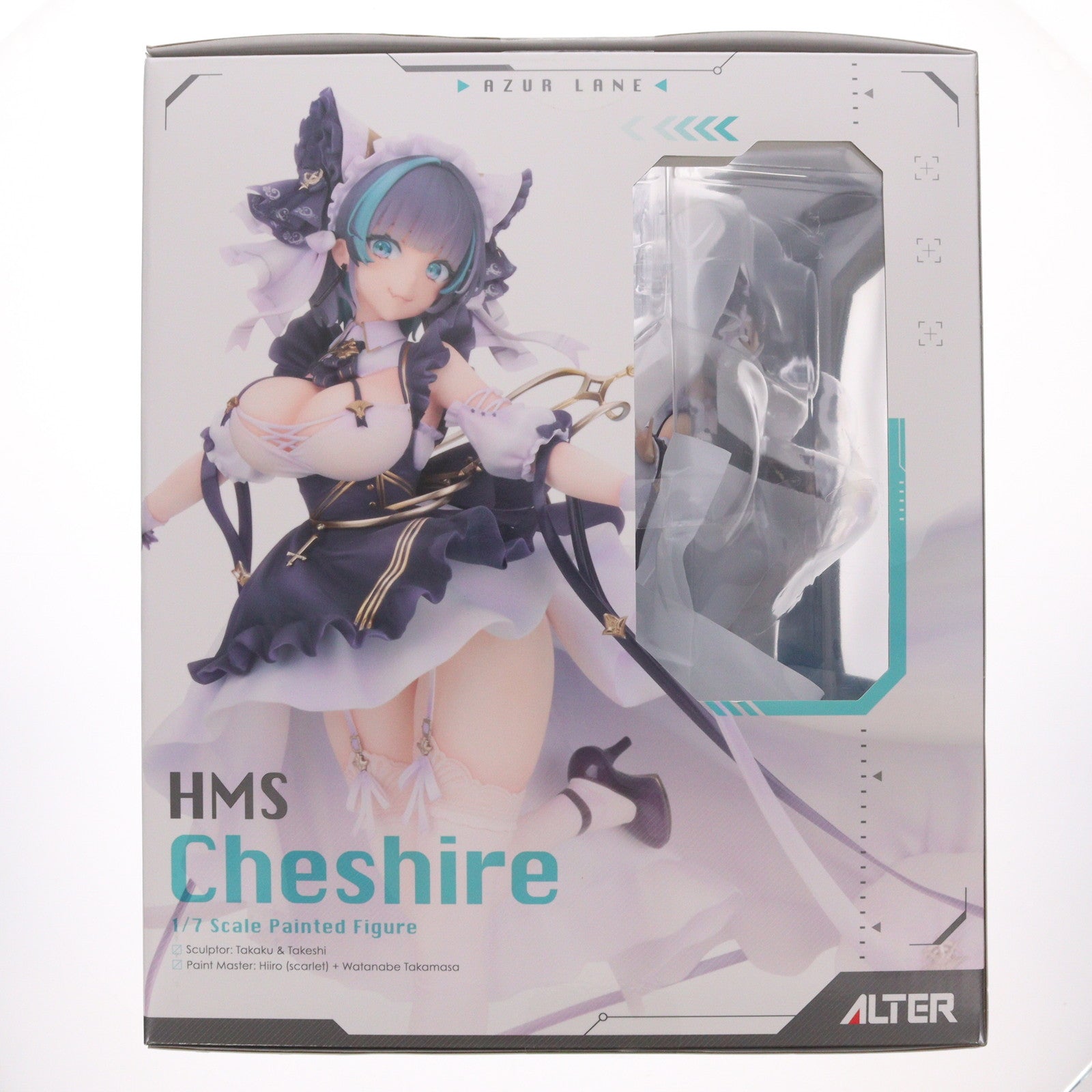 【中古即納】[FIG] あみあみ限定 チェシャー アズールレーン 1/7 完成品 フィギュア アルター(20250714)