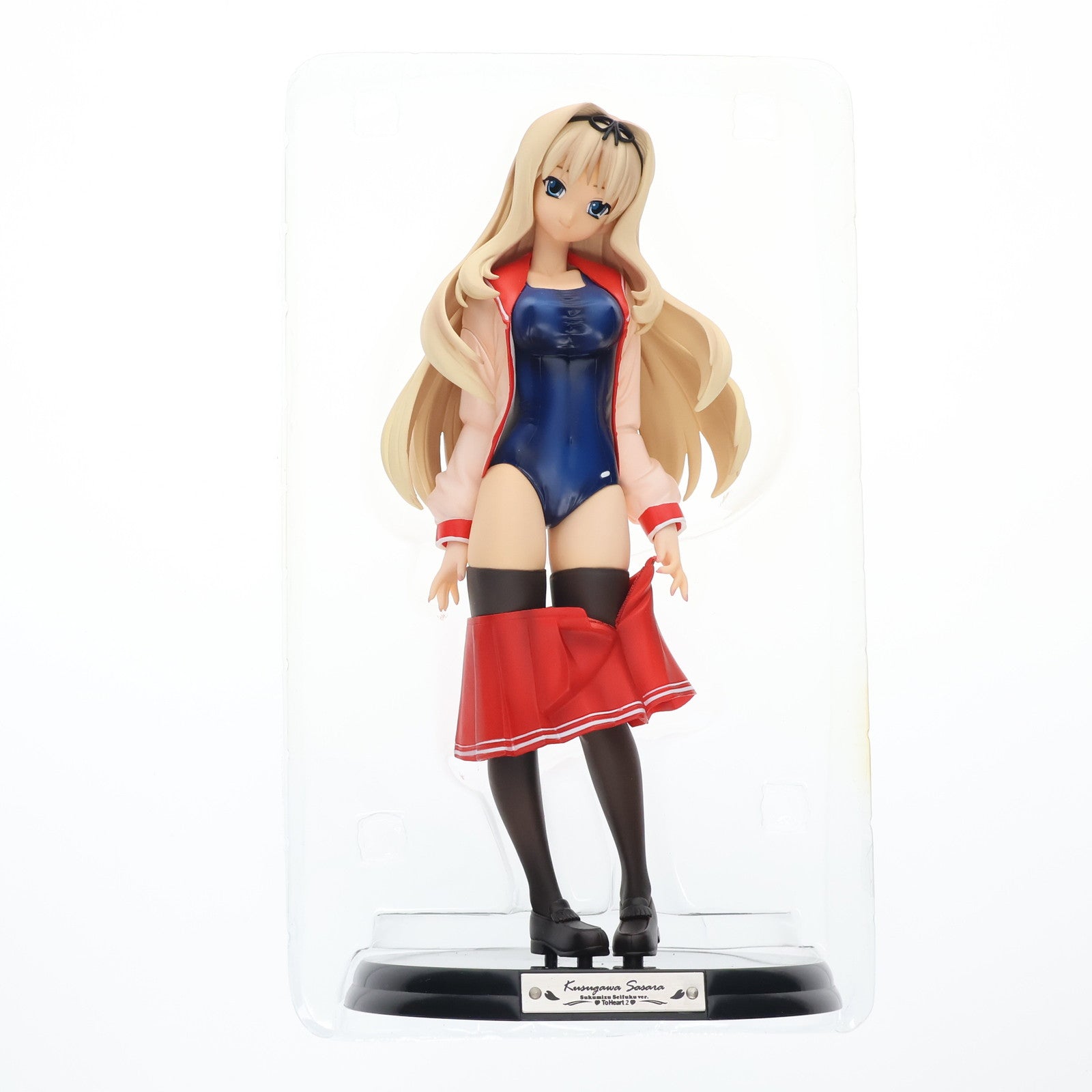【中古即納】[FIG] 久寿川ささら(くすがわささら) ～スク水制服ver.～ ToHeart2(トゥハート2) 1/7 完成品 フィギュア グリフォンエンタープライズ(20130601)