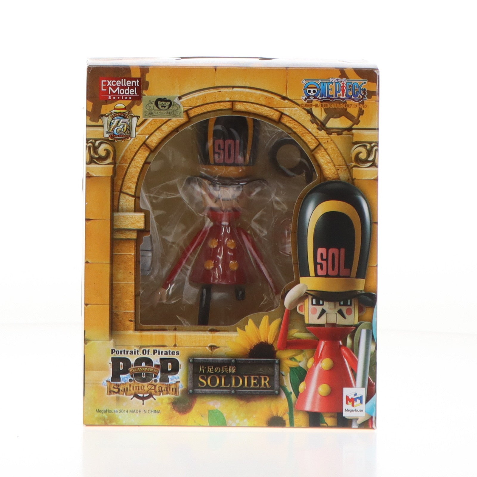 【中古即納】[FIG] Portrait.Of.Pirates P.O.P Sailing Again 片足の兵隊 ONE PIECE(ワンピース) 1/8 完成品 フィギュア メガハウス(20141123)