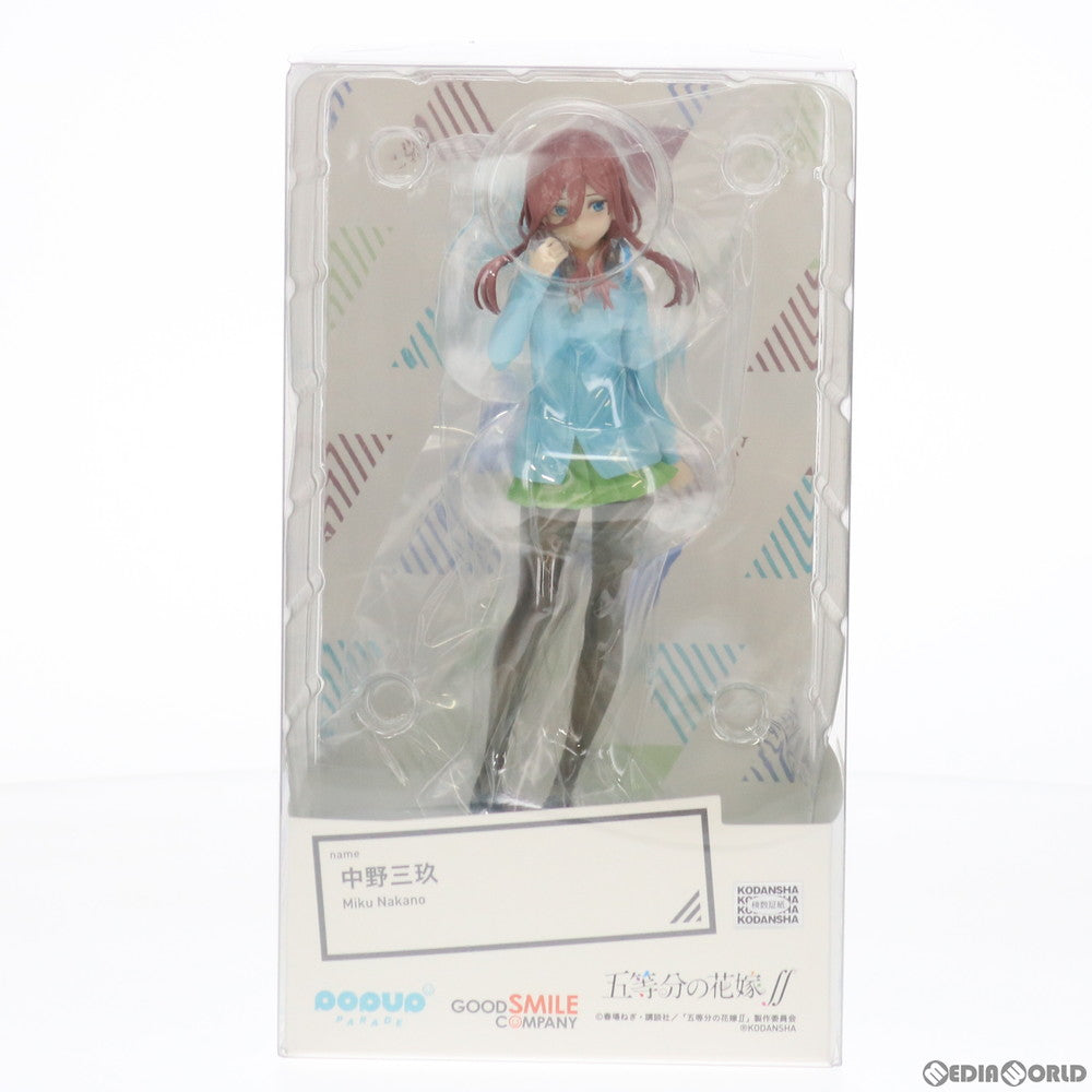 【中古即納】[FIG] POP UP PARADE(ポップアップパレード) 中野三玖(なかのみく) 五等分の花嫁∬ 完成品 フィギュア グッドスマイルカンパニー(20210417)
