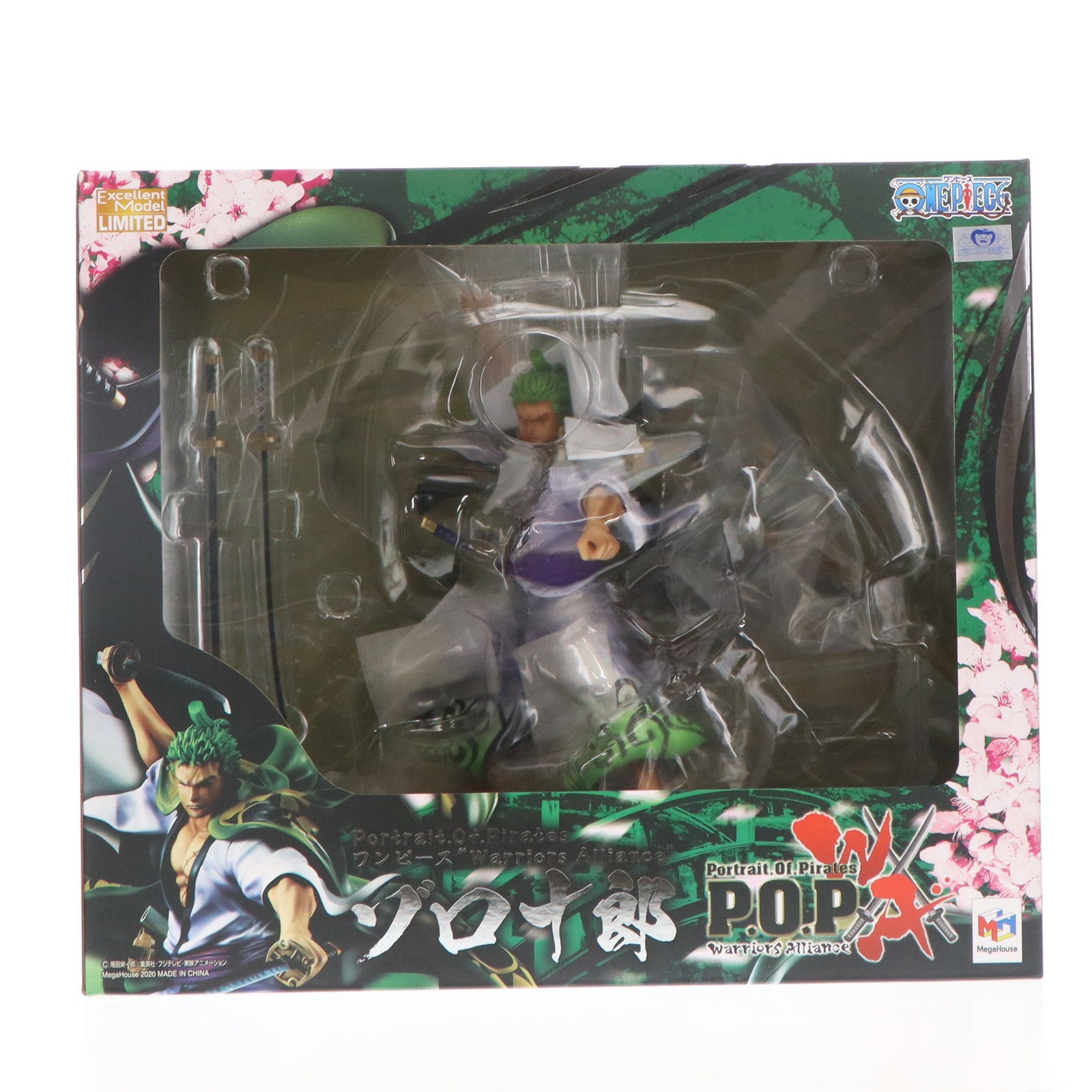 【中古即納】[FIG] Portrait.Of.Pirates P.O.P ゾロ十郎 ワンピース『Warriors Alliance』 ONE PIECE(ワンピース) 完成品 フィギュア メガトレショップ&オンラインショップ限定 メガハウス(20201130)