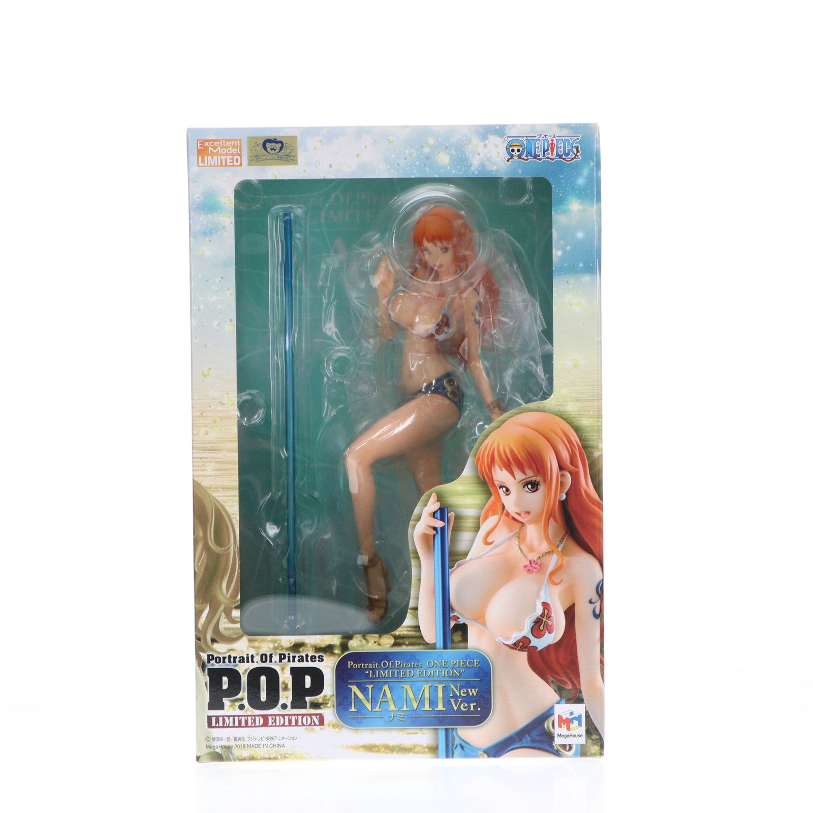 【中古即納】[FIG] Portrait.Of.Pirates P.O.P LIMITED EDITION ナミ NewVer. ONE PIECE(ワンピース) 1/8 完成品 フィギュア 一部オンラインショップ&麦わらストア限定 メガハウス(20180731)