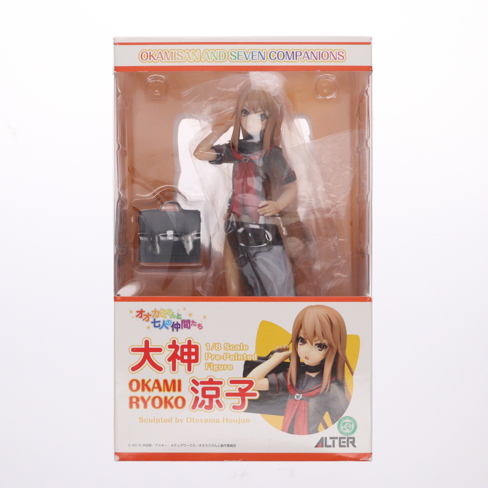 【中古即納】[FIG] 大神涼子(おおかみりょうこ) オオカミさんと七人の仲間たち 1/8 完成品 フィギュア アルター(20110311)