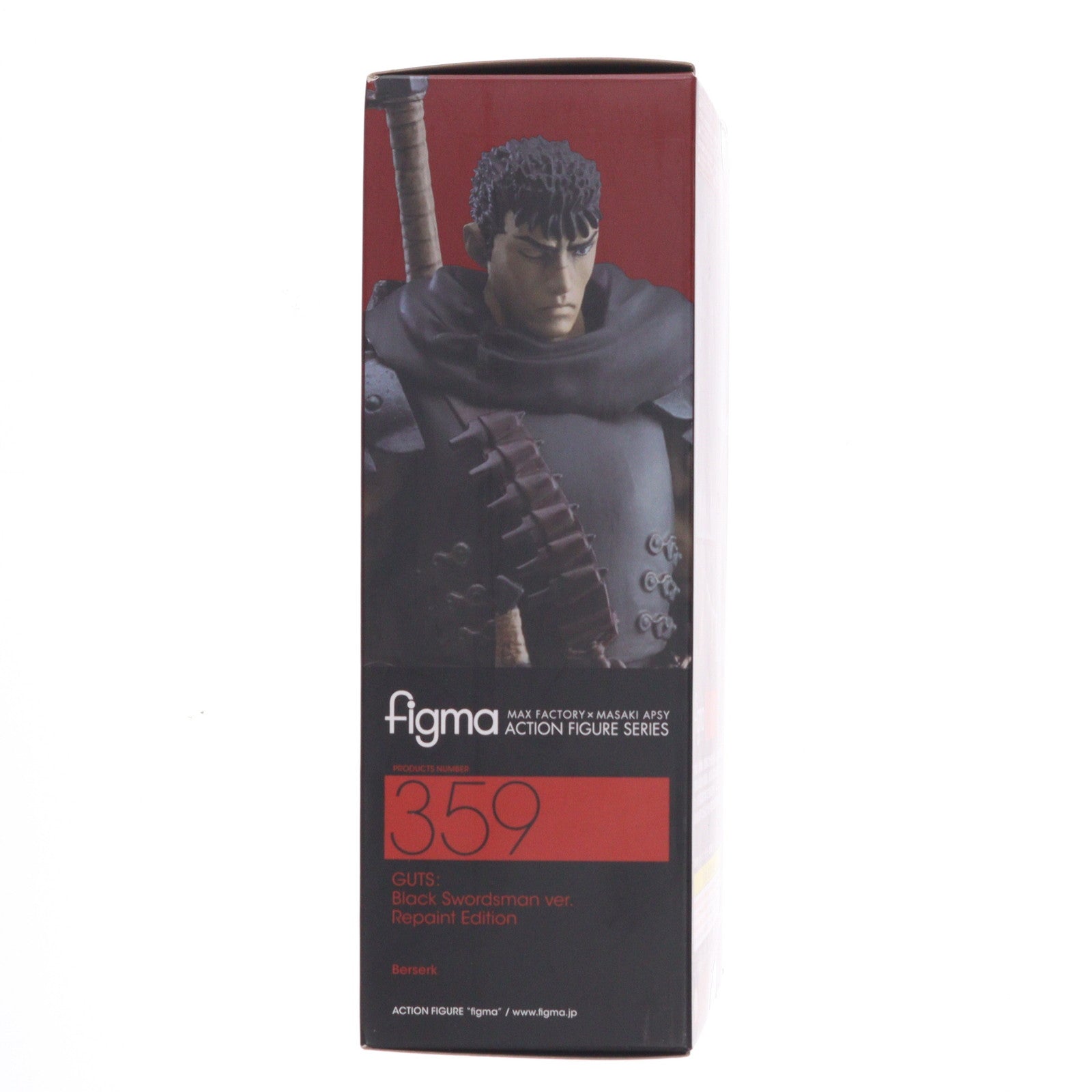 【中古即納】[FIG] figma(フィグマ) 359 ガッツ 黒い剣士ver. リペイントエディション ベルセルク 完成品 可動フィギュア マックスファクトリー(20171227)