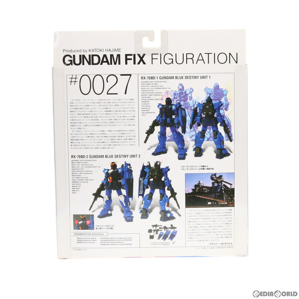【中古即納】[FIG] GUNDAM FIX FIGURATION #0027 ブルーディスティニー 機動戦士ガンダム外伝1 戦慄のブルー 完成品 可動フィギュア バンダイ(20051223)