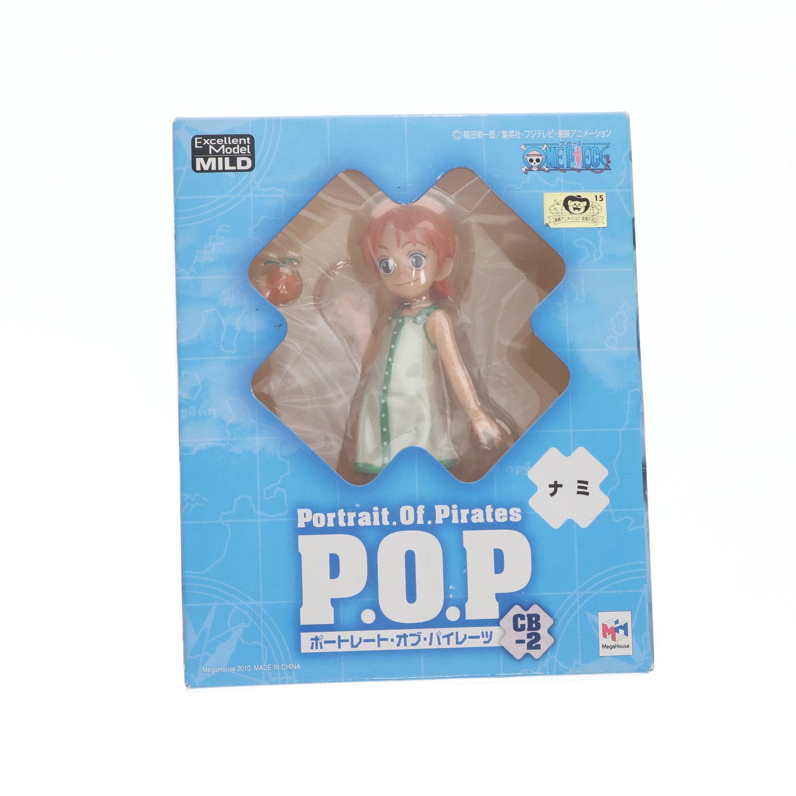【中古即納】[FIG] エクセレントモデル MILD Portrait.Of.Pirates P.O.P CB-2 ナミ ONE PIECE(ワンピース) 1/8 完成品 フィギュア メガハウス(20081025)