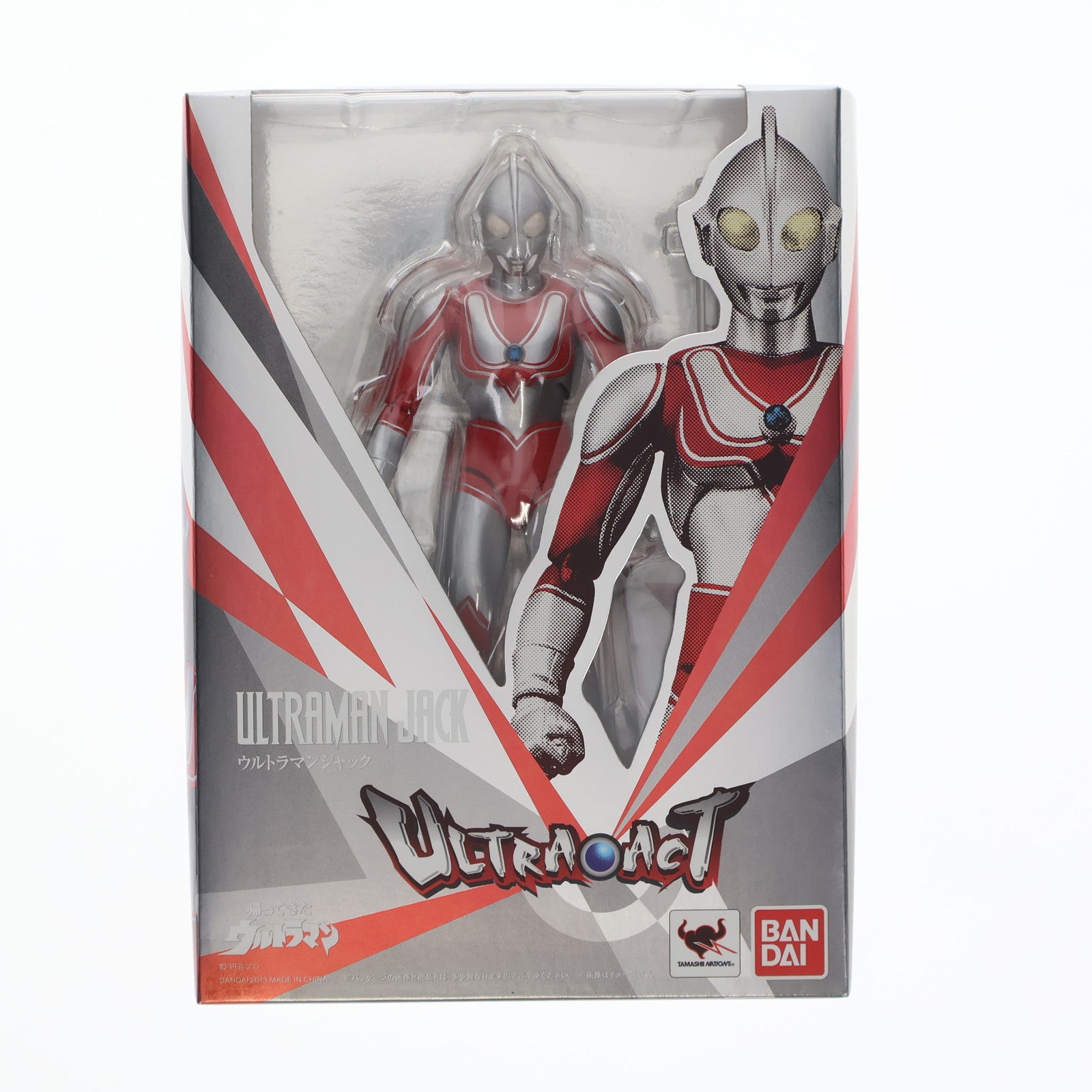 【中古即納】[FIG] ULTRA-ACT(ウルトラアクト) ウルトラマンジャック 帰ってきたウルトラマン 完成品 可動フィギュア バンダイ(20130323)