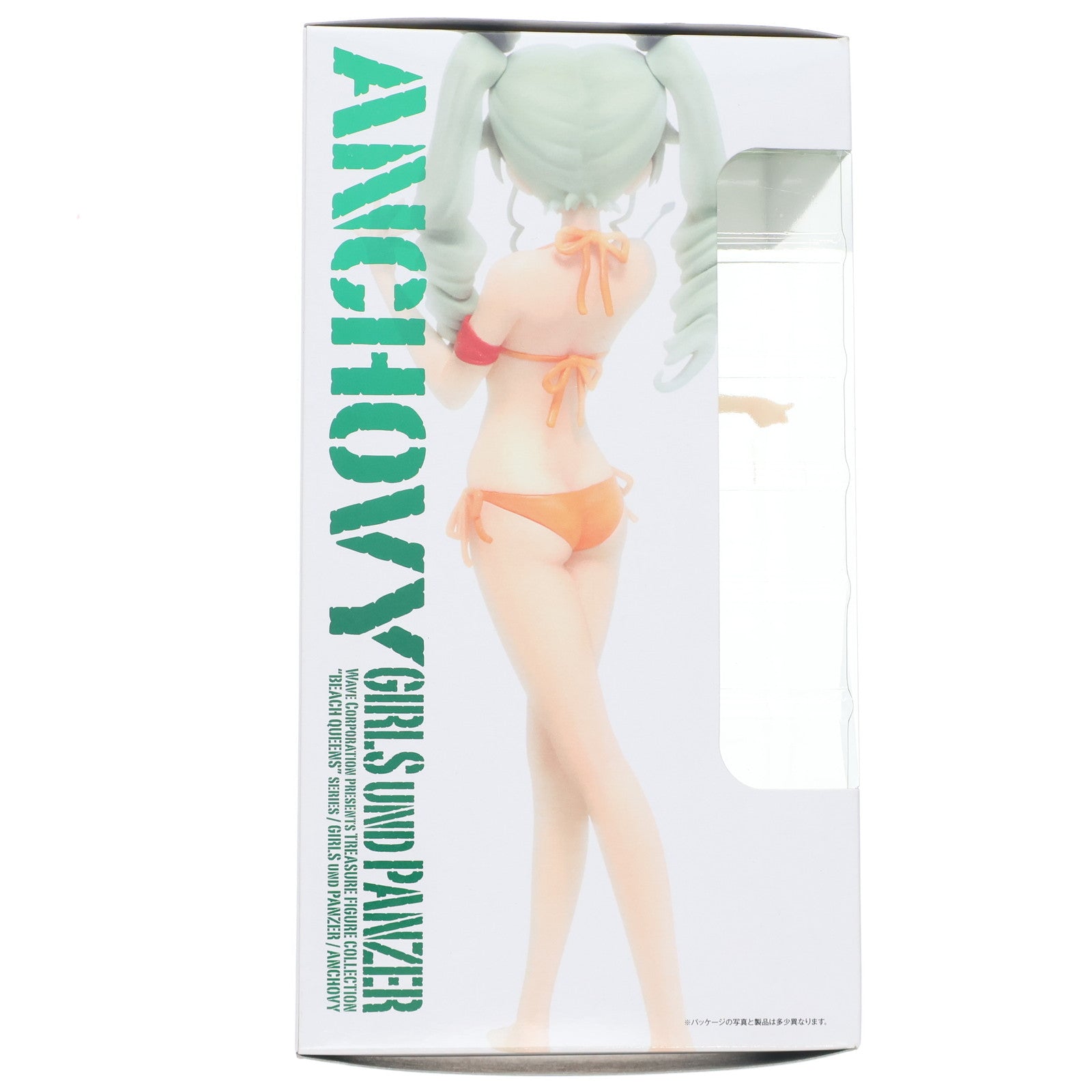 【中古即納】[FIG] BEACH QUEENS(ビーチクイーンズ) アンチョビ ガールズ&パンツァー 1/10 完成品 フィギュア(NF-417) ウェーブ(WAVE)(20141220)