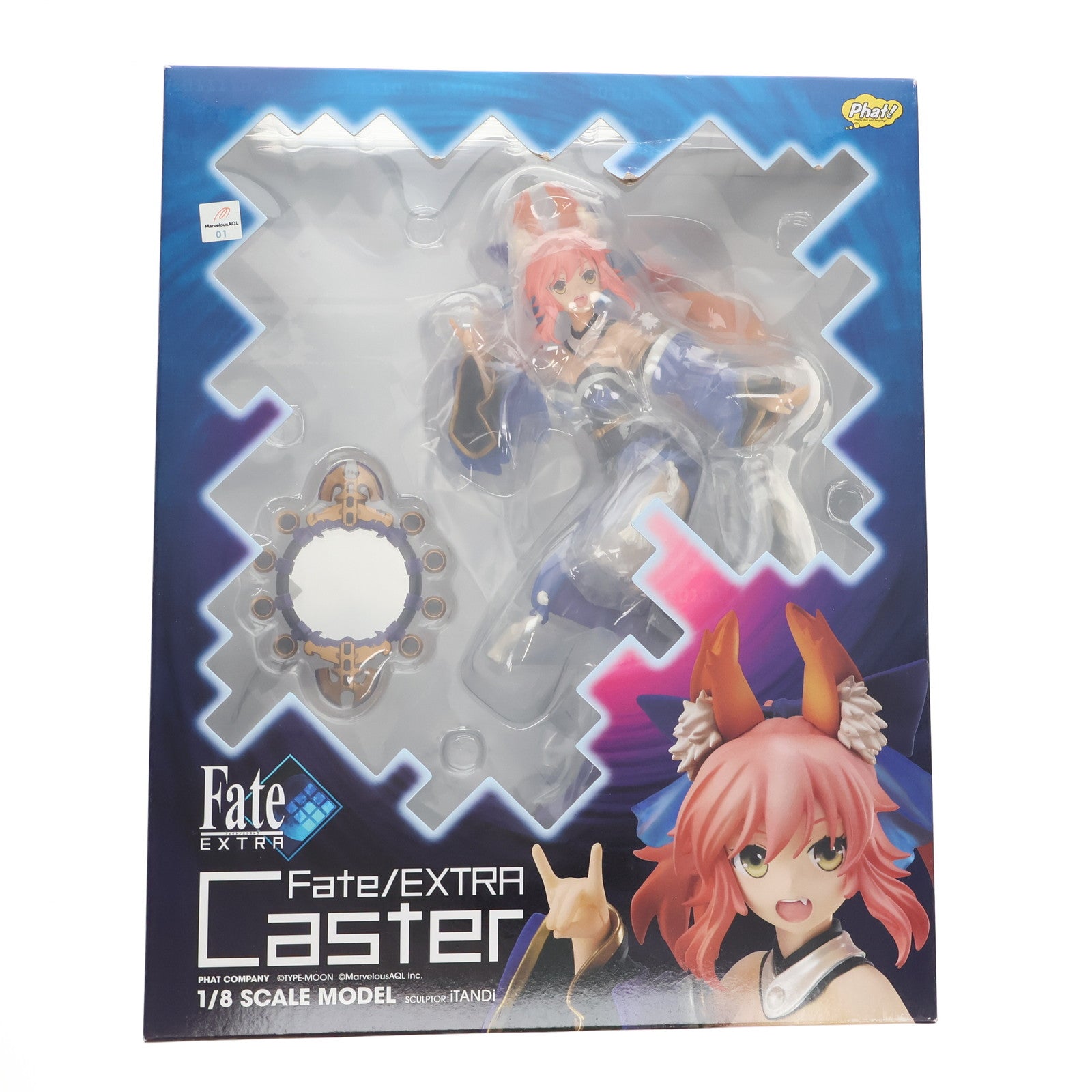 【中古即納】[FIG] キャスター Fate/EXTRA(フェイト/エクストラ) 1/8 完成品 フィギュア Phat!(ファット・カンパニー)(20120929)