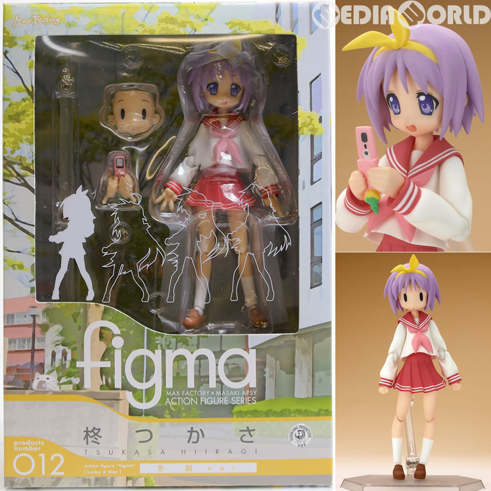【中古即納】[FIG] figma(フィグマ) 012 柊つかさ(ひいらぎつかさ) 冬服ver. TVアニメ らき☆すた 完成品 可動フィギュア マックスファクトリー(20080829)