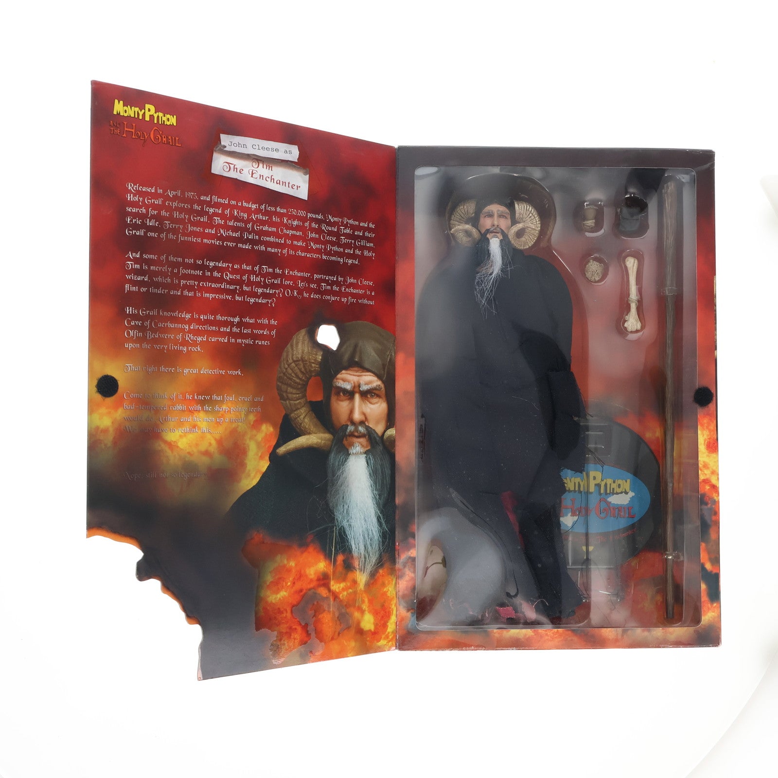 【中古即納】[FIG] Tim the Enchanter -魔法使いティム- Monty Python and the Holy Grail(モンティ パイソン アンド ホーリー グレイル) 完成品 12インチ アクションフィギュア SIDESHOW(20021231)