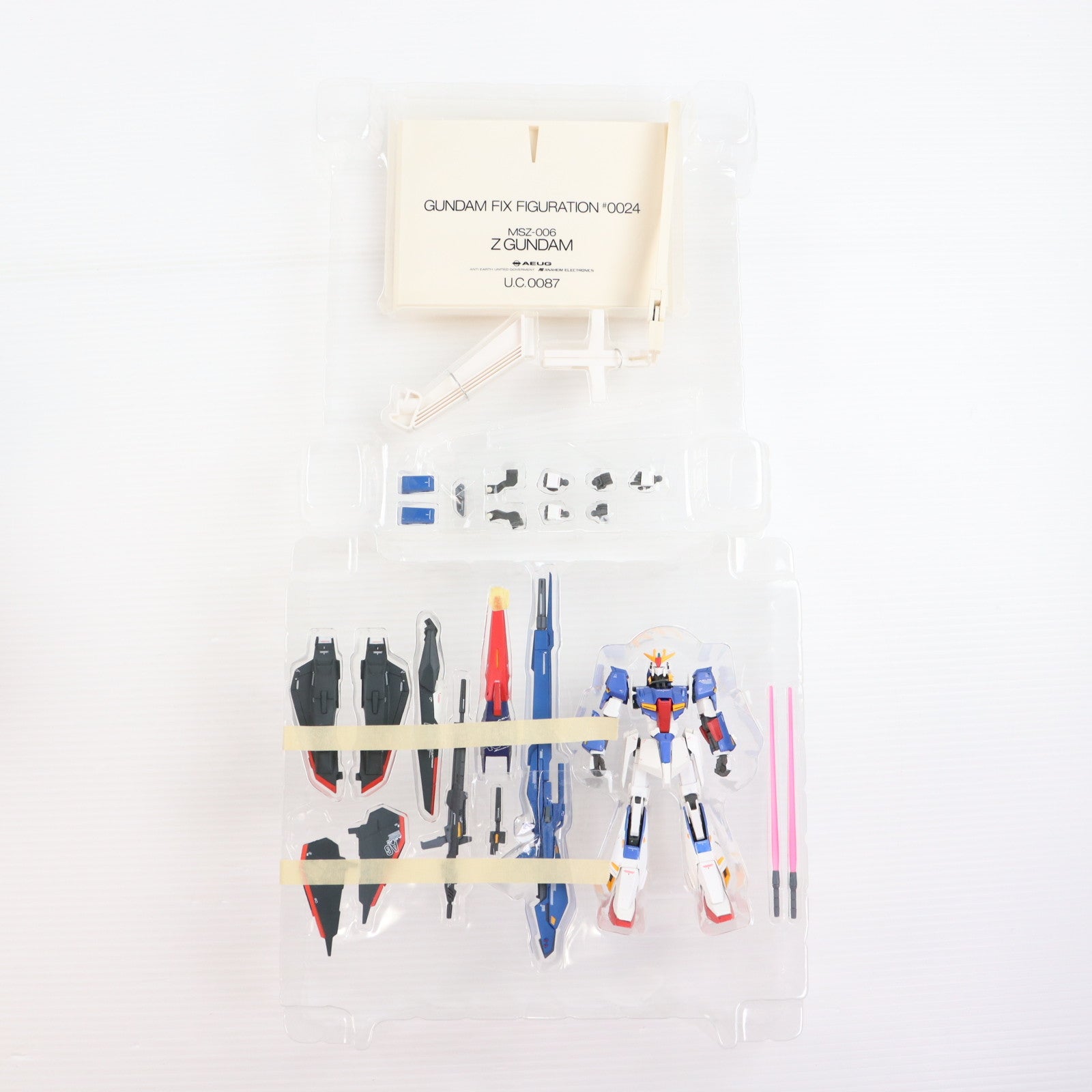 【中古即納】[FIG] GUNDAM FIX FIGURATION #0024 Zガンダム 機動戦士Zガンダム 完成品 可動フィギュア バンダイ(20050101)