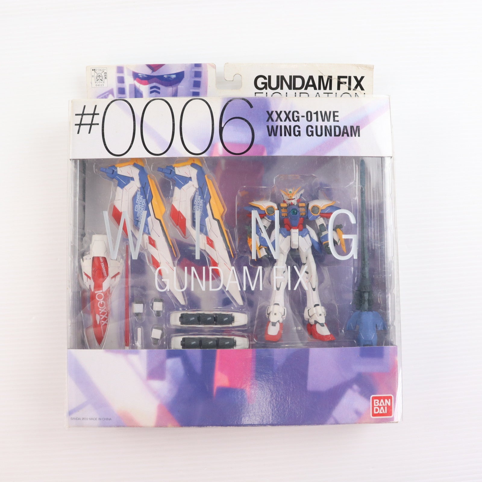 【中古即納】[FIG] GUNDAM FIX FIGURATION #0006 ウィングガンダム[アーリータイプ] 新機動戦記ガンダムW(ウイング) 完成品 可動フィギュア バンダイ(20020228)
