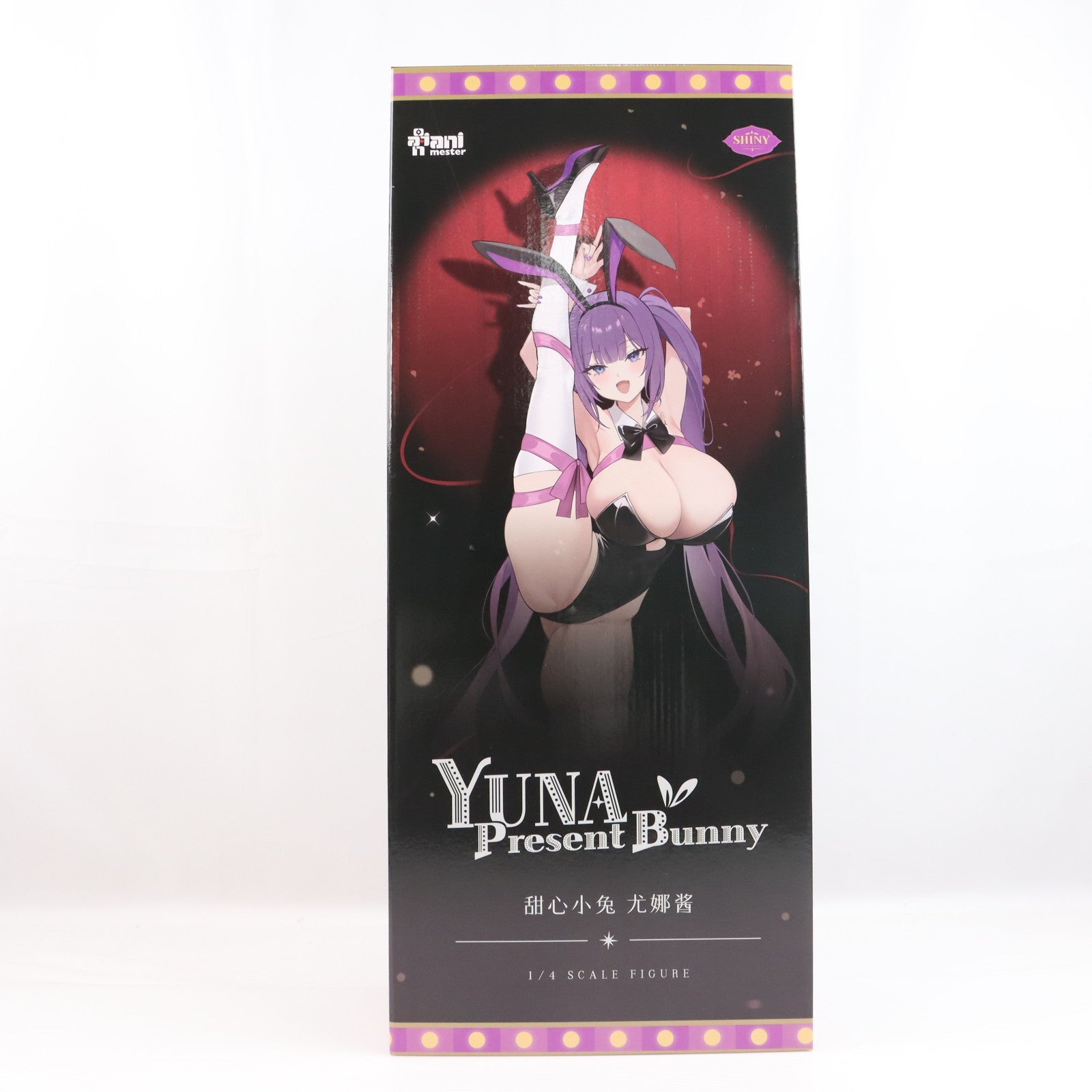 【中古即納】[FIG] プレゼントバニーガール ユナちゃん 1/4 完成品 フィギュア AniMester(アニメスター)(20251031)