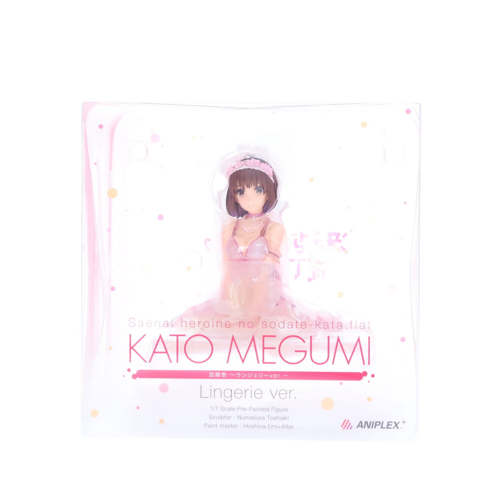 【中古即納】[FIG] ANIPLEX+限定 加藤恵(かとうめぐみ) ～ランジェリーver.～ 冴えない彼女の育てかた♭ 1/7 完成品 フィギュア(MD18-0322001) アニプレックス(20190731)