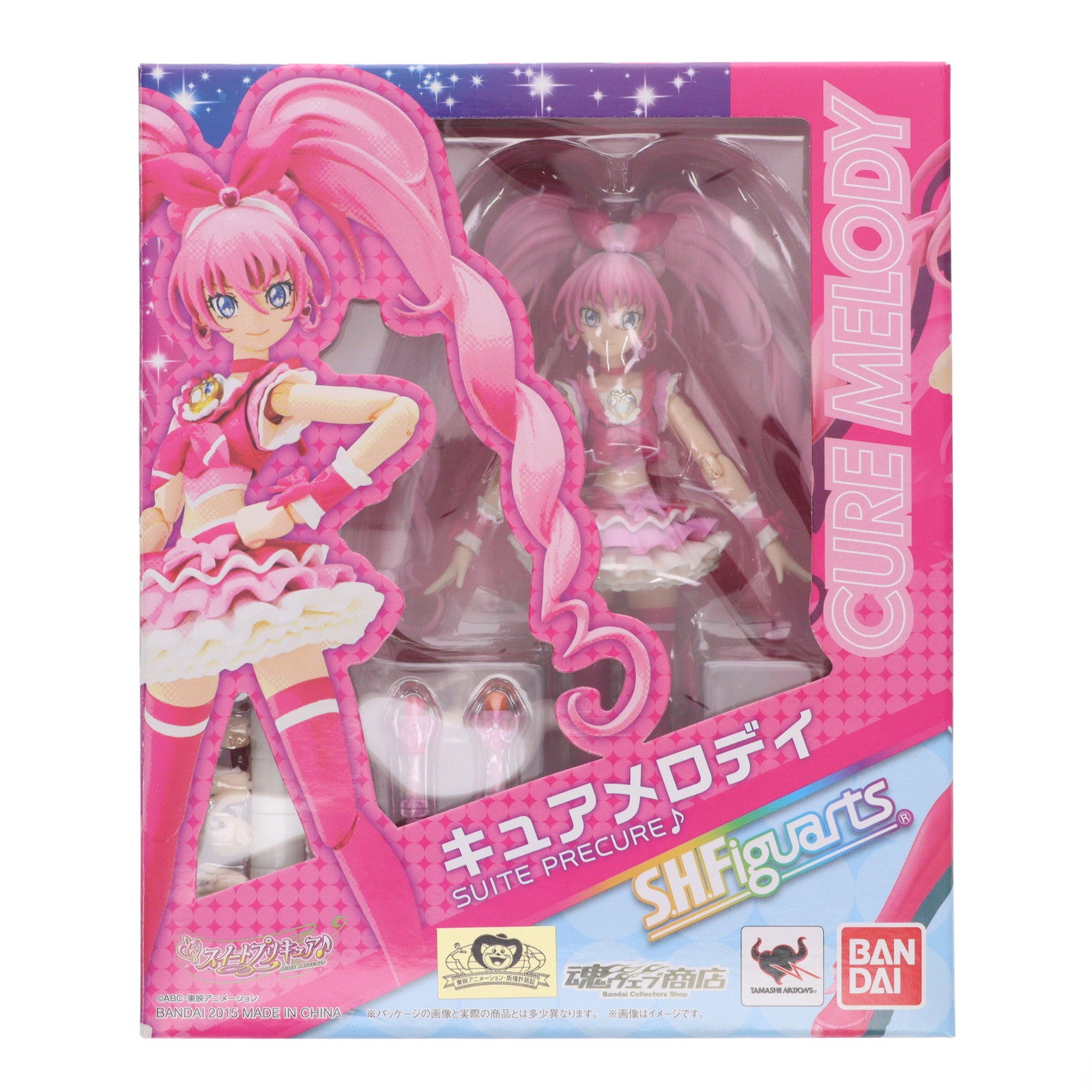 【中古即納】[FIG] 魂ウェブ商店限定 S.H.Figuarts(フィギュアーツ) キュアメロディ スイートプリキュア♪ 完成品 フィギュア バンダイ(20150430)