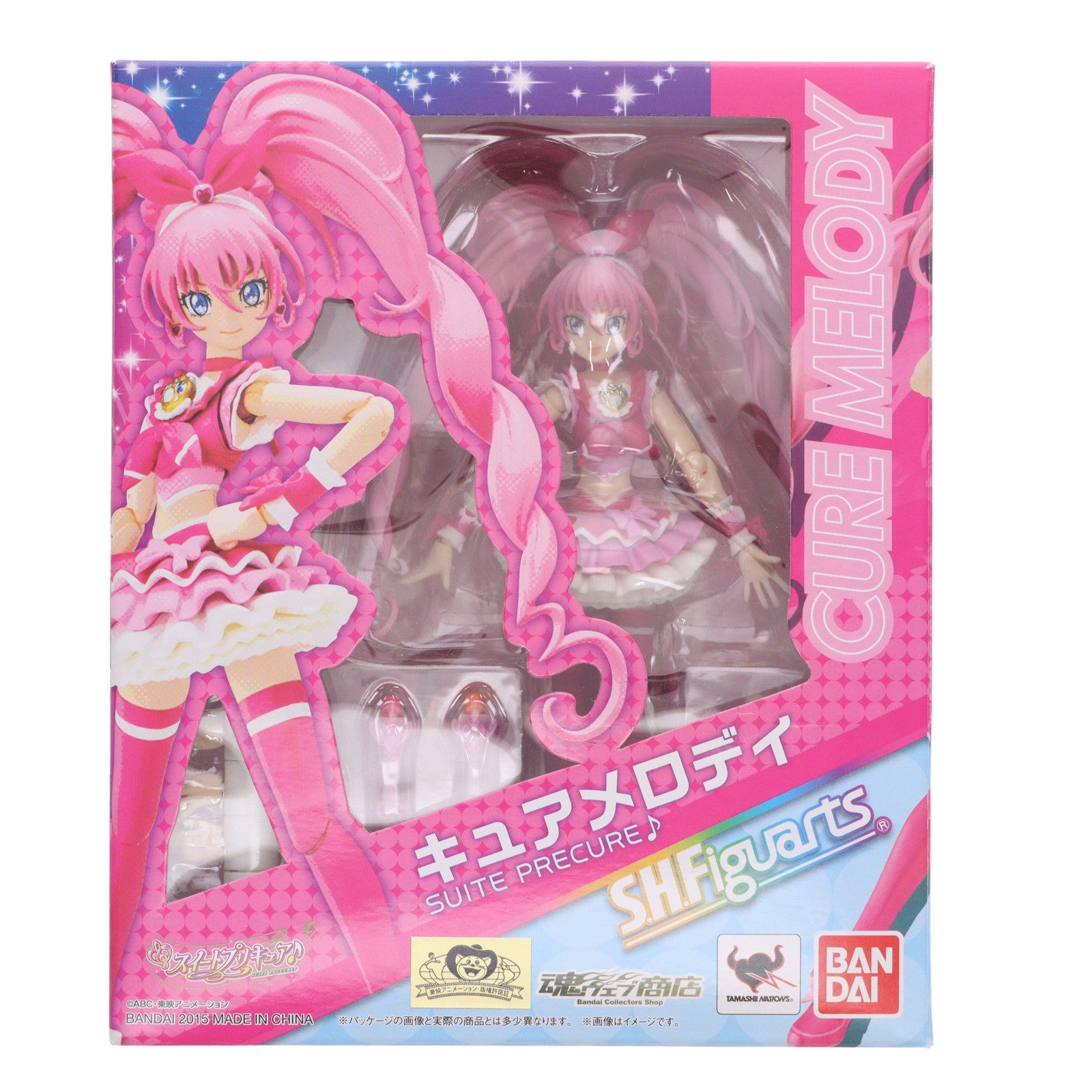 【中古即納】[FIG] 魂ウェブ商店限定 S.H.Figuarts(フィギュアーツ) キュアメロディ スイートプリキュア♪ 完成品 フィギュア バンダイ(20150430)