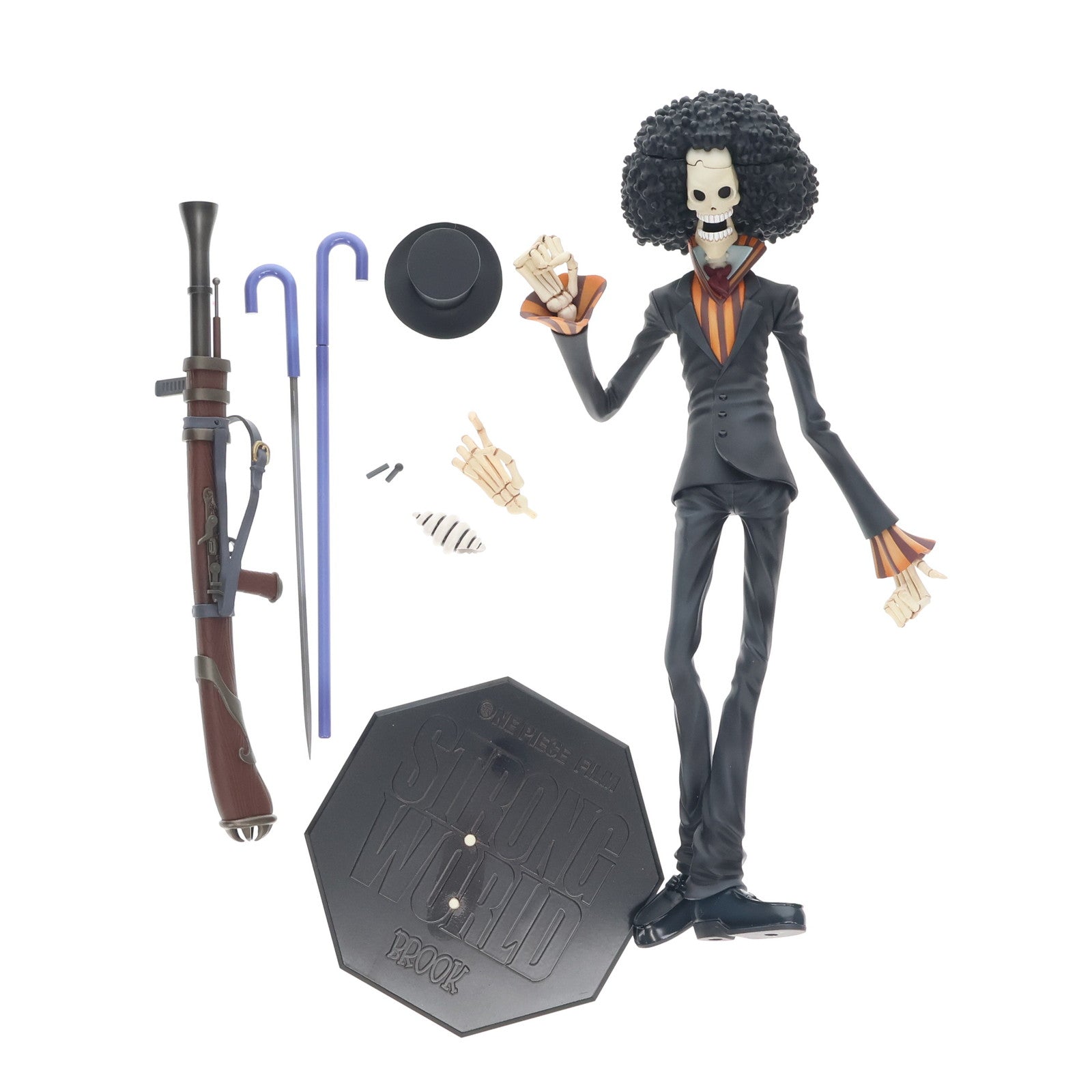 【中古即納】[FIG] Portrait.Of.Pirates P.O.P STRONG EDITION ブルック ONE PIECE FILM STRONG WORLD(ワンピース フィルム ストロングワールド) 1/8 完成品 フィギュア メガハウス(20100731)