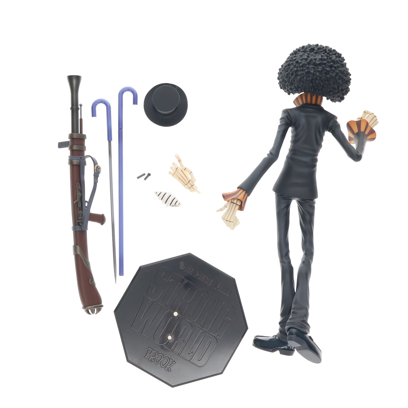 【中古即納】[FIG] Portrait.Of.Pirates P.O.P STRONG EDITION ブルック ONE PIECE FILM STRONG WORLD(ワンピース フィルム ストロングワールド) 1/8 完成品 フィギュア メガハウス(20100731)