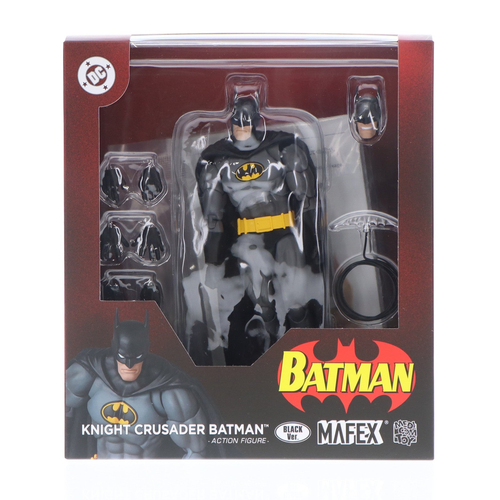【中古即納】[FIG] マフェックス No.270 MAFEX KNIGHT CRUSADER BATMAN(バットマン) BLACK Ver. 完成品 可動フィギュア メディコム・トイ(20250726)