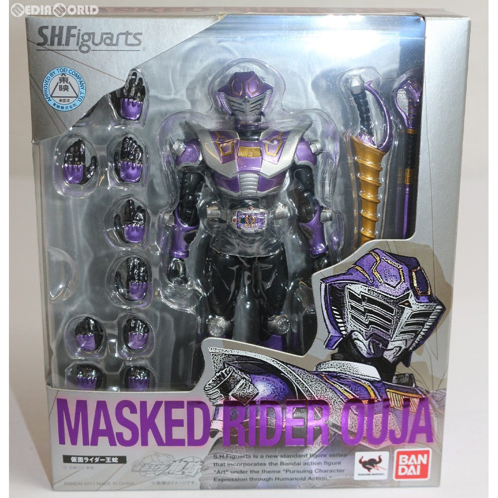【中古即納】[FIG] S.H.Figuarts(フィギュアーツ) 仮面ライダー王蛇 仮面ライダー龍騎 完成品 可動フィギュア バンダイ(20111229)