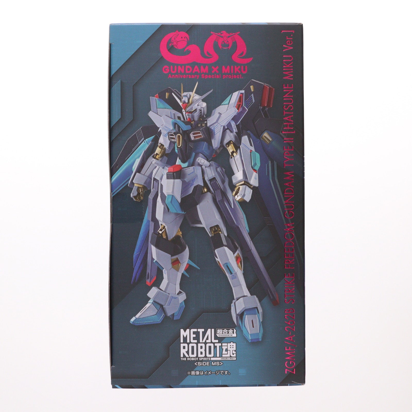 【中古即納】[FIG] アクリルスタンド付属 魂ウェブ商店限定 METAL ROBOT魂(SIDE MS) ストライクフリーダムガンダム弐式[初音ミク Ver.] 機動戦士ガンダムSEED FREEDOM(シード フリーダム) 完成品 可動フィギュア バンダイスピリッツ(20251017)