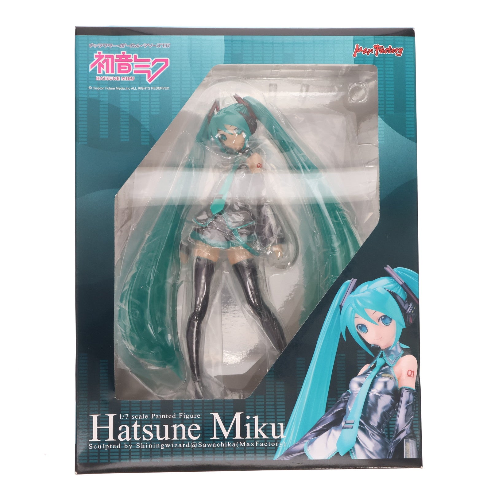 【中古即納】[FIG] 初音ミク キャラクター・ボーカル・シリーズ01 1/7 完成品 フィギュア マックスファクトリー(20091224)