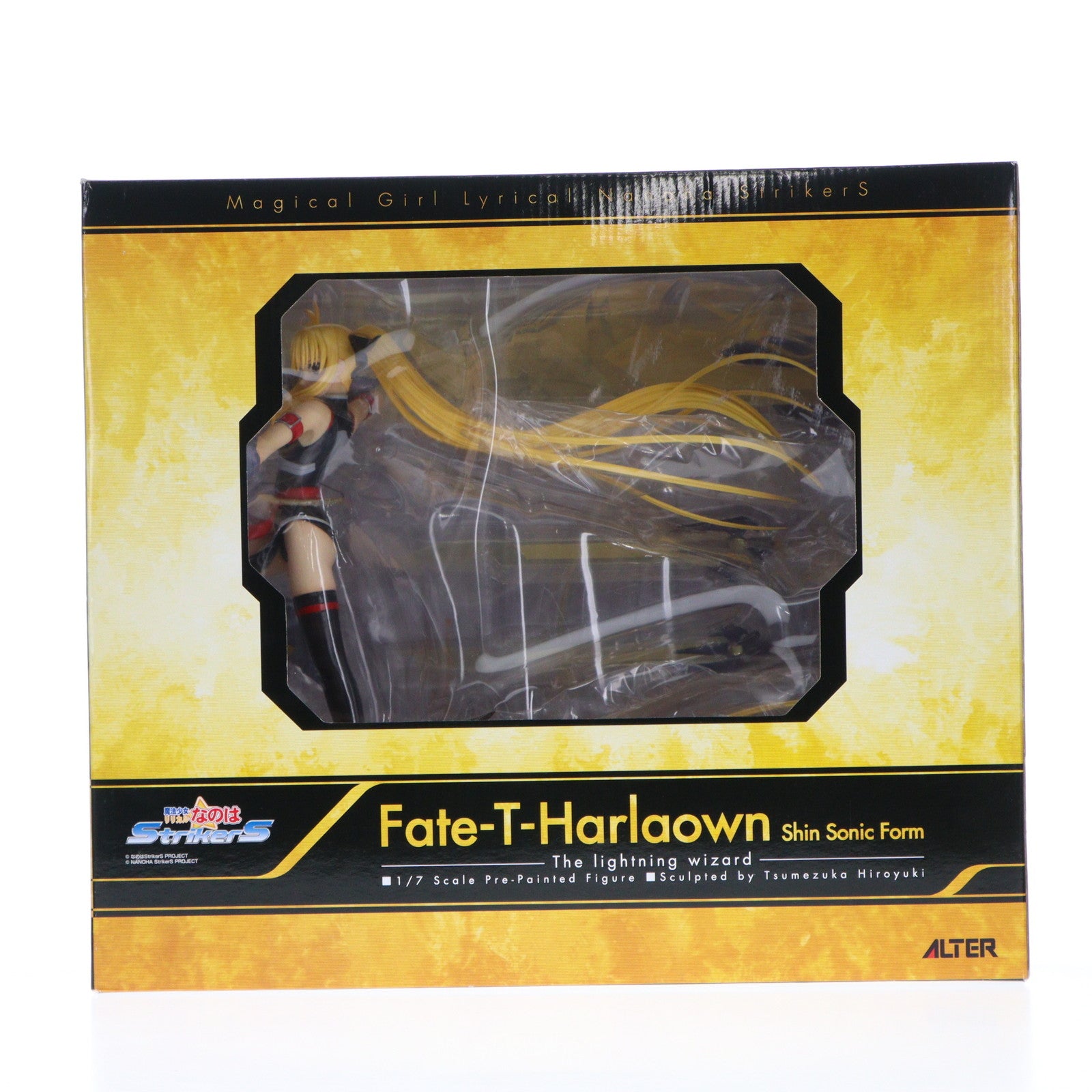 【中古即納】[FIG] フェイト・T・ハラオウン 真・ソニックフォーム 魔法少女リリカルなのはStrikerS(ストライカーズ) 1/7 完成品 フィギュア アルター(20110215)