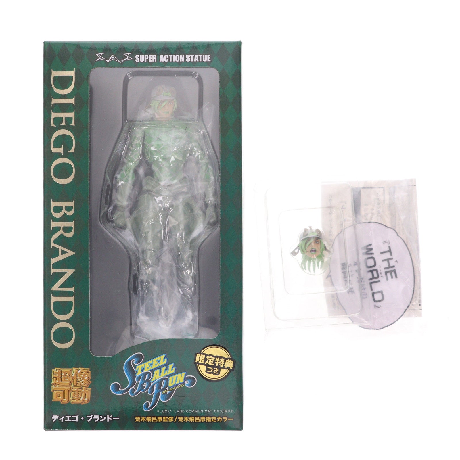 【中古即納】[FIG] WF2018[夏]&MEDICOS ONLINE限定特典付属 超像可動 ディエゴ・ブランドー ジョジョの奇妙な冒険 Part7 スティール・ボール・ラン 完成品 可動フィギュア ワンダーフェスティバル2018夏限定 メディコス・エンタテインメント(20180729)