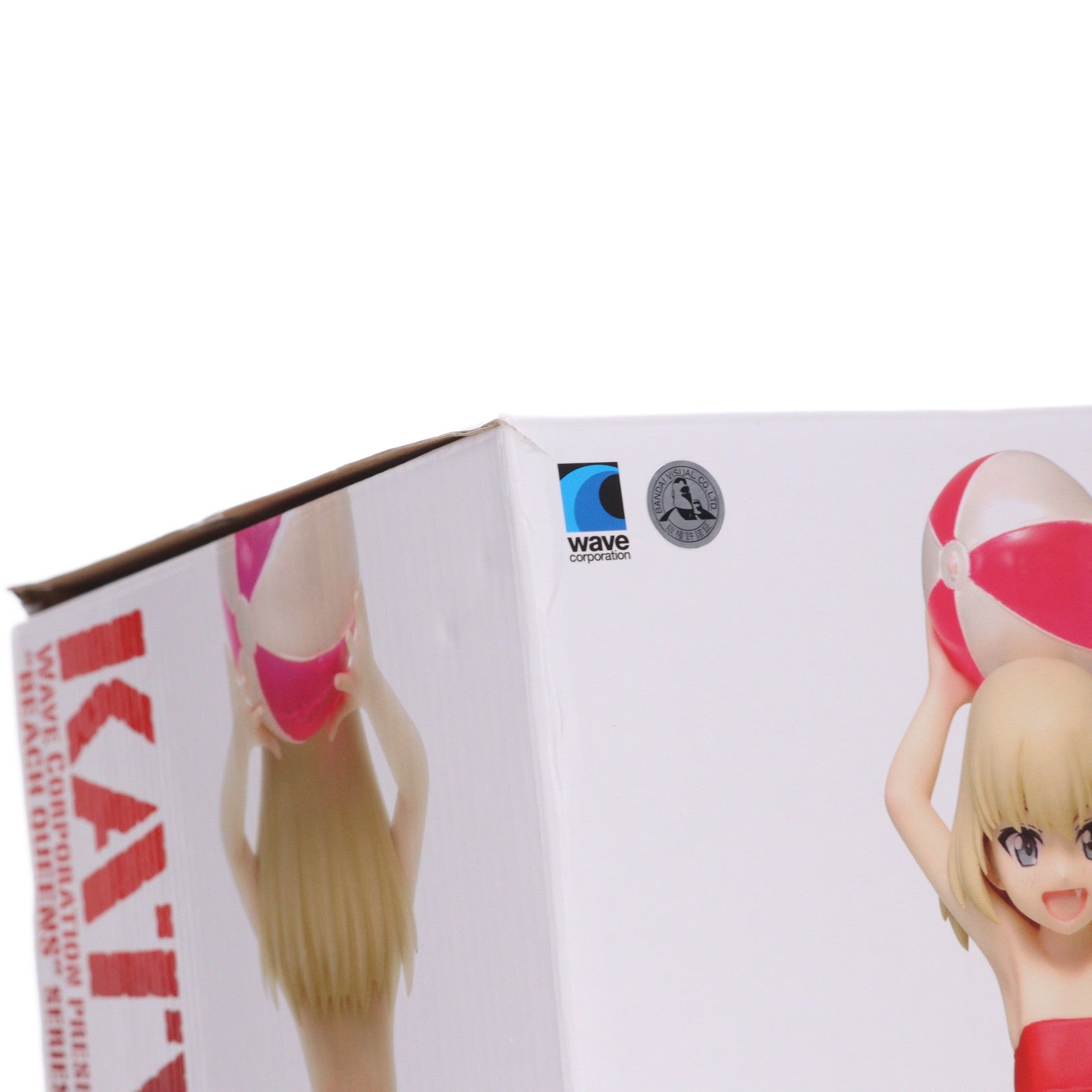 【中古即納】[FIG] 初期不良対応パーツ付属 Be-Jwebショップ限定 BEACH QUEENS PREMIUM(ビーチクイーンズプレミアム) カチューシャ ガールズ&パンツァー 1/10 完成品 フィギュア(NF-335) ウェーブ(WAVE)(20150630)