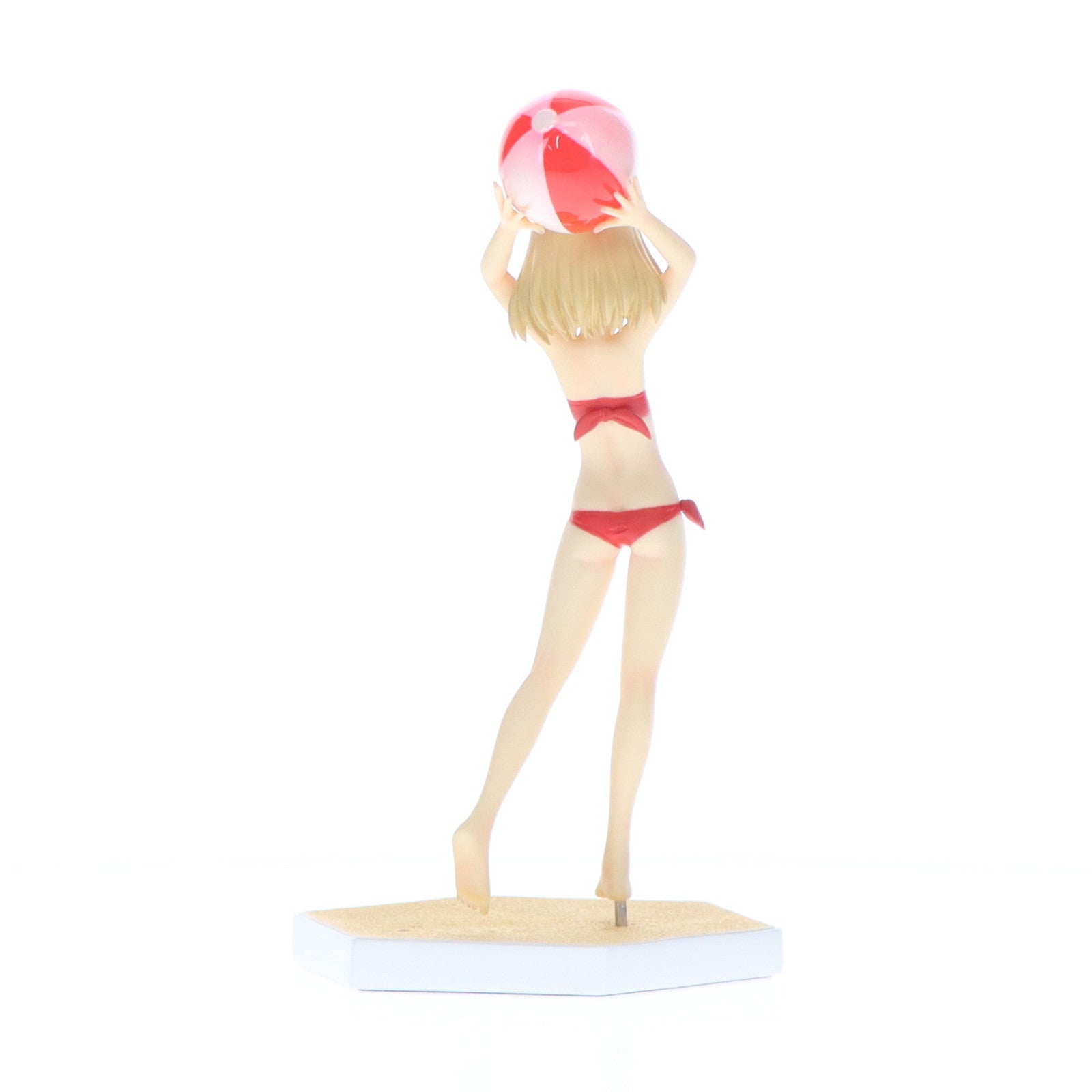 【中古即納】[FIG] 初期不良対応パーツ付属 Be-Jwebショップ限定 BEACH QUEENS PREMIUM(ビーチクイーンズプレミアム) カチューシャ ガールズ&パンツァー 1/10 完成品 フィギュア(NF-335) ウェーブ(WAVE)(20150630)