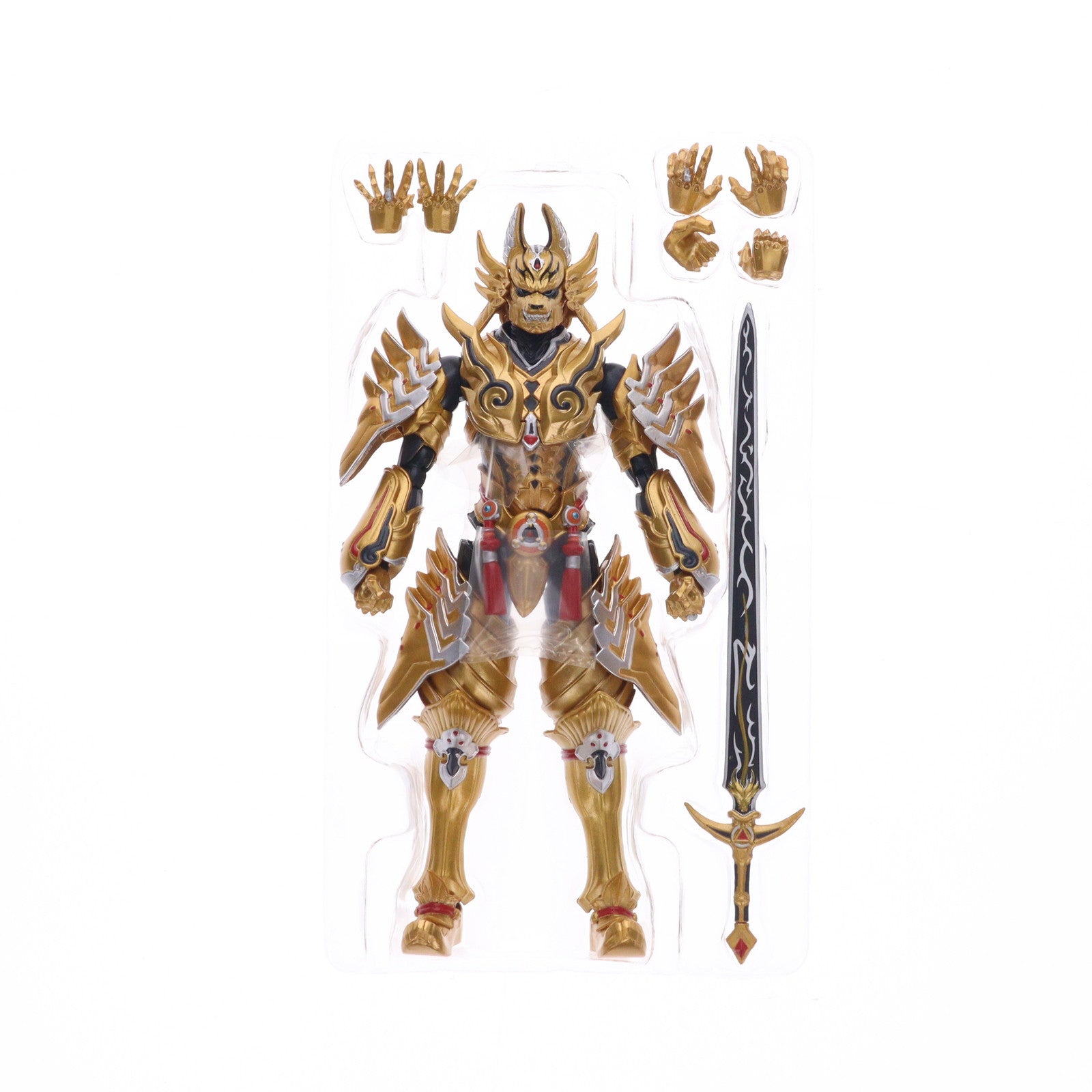 【中古即納】[FIG] 魂ウェブ商店限定 S.H.Figuarts(フィギュアーツ) 黄金騎士 ガロ(雷吼Ver.) 牙狼 -紅蓮ノ月- 完成品 可動フィギュア バンダイ(20161130)