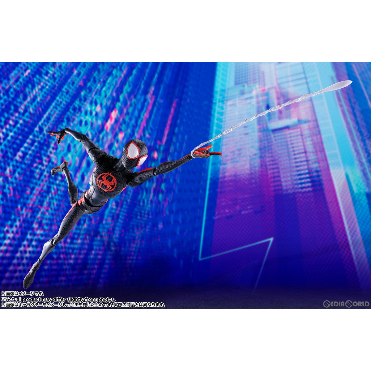 【中古即納】[FIG] S.H.Figuarts(フィギュアーツ) スパイダーマン(マイルス・モラレス)(スパイダーマン:アクロス・ザ・スパイダーバース) 完成品 可動フィギュア バンダイスピリッツ(20230527)