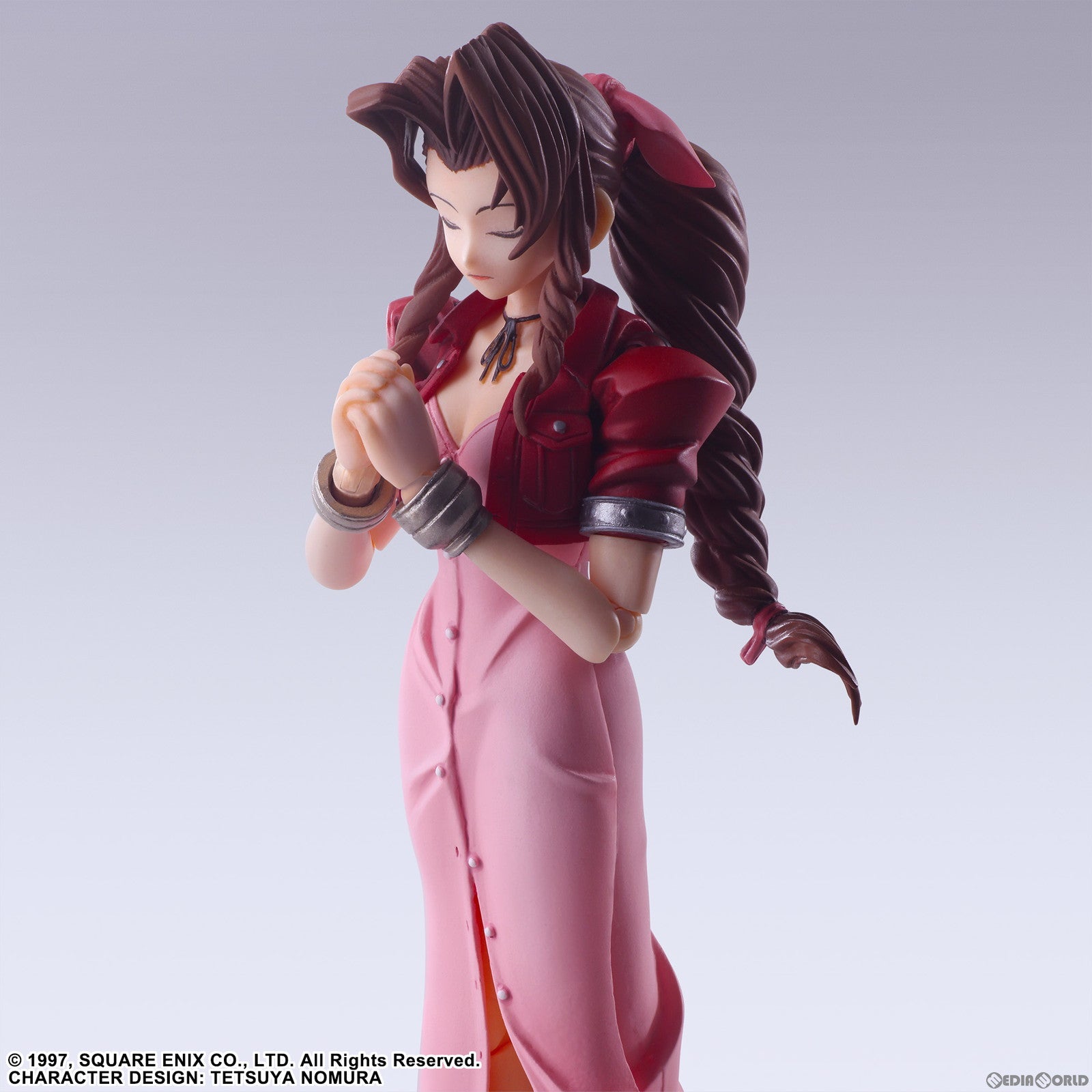 【中古即納】[FIG] 証明書交換券付属 BRING ARTS(ブリングアーツ) エアリス・ゲインズブール FINAL FANTASY VII(ファイナルファンタジー7) 完成品 可動フィギュア スクウェア・エニックス(20240412)