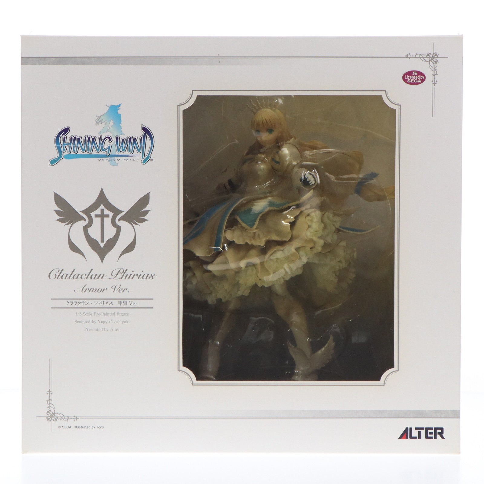 【中古即納】[FIG] クララクラン・フィリアス 甲冑Ver. シャイニング・ウィンド 1/8 完成品 フィギュア アルター(20100820)