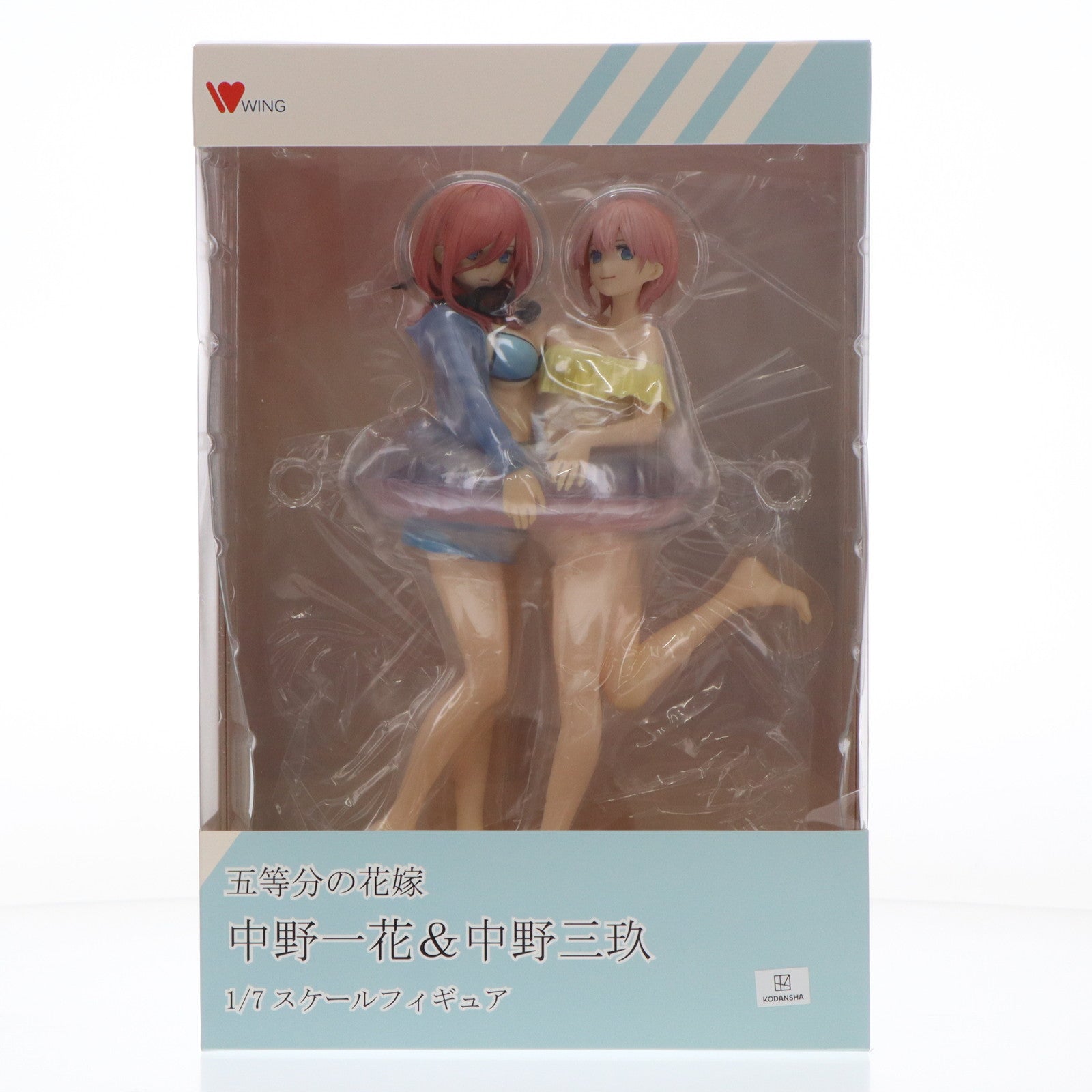 【中古即納】[FIG] 中野一花&中野三玖(なかのいちか&なかのみく) 五等分の花嫁 1/7 完成品 フィギュア WING(ウイング)(20220908)