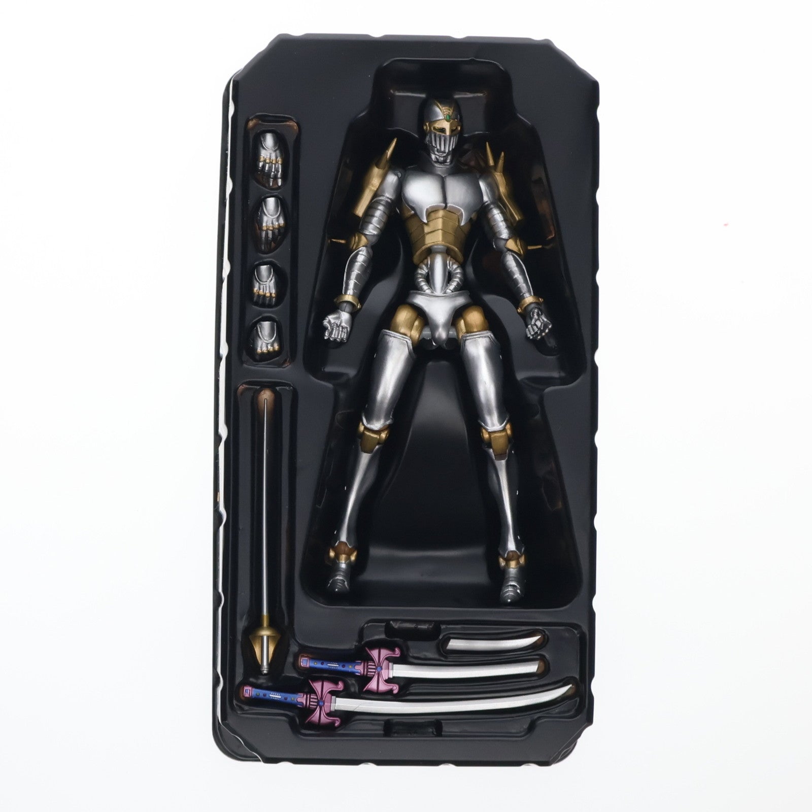 【中古即納】[FIG] 超像可動 51.シルバー・チャリオッツ・セカンド(荒木飛呂彦指定カラー) ジョジョの奇妙な冒険 第三部 スターダストクルセイダース 完成品 可動フィギュア メディコス・エンタテインメント(20130329)