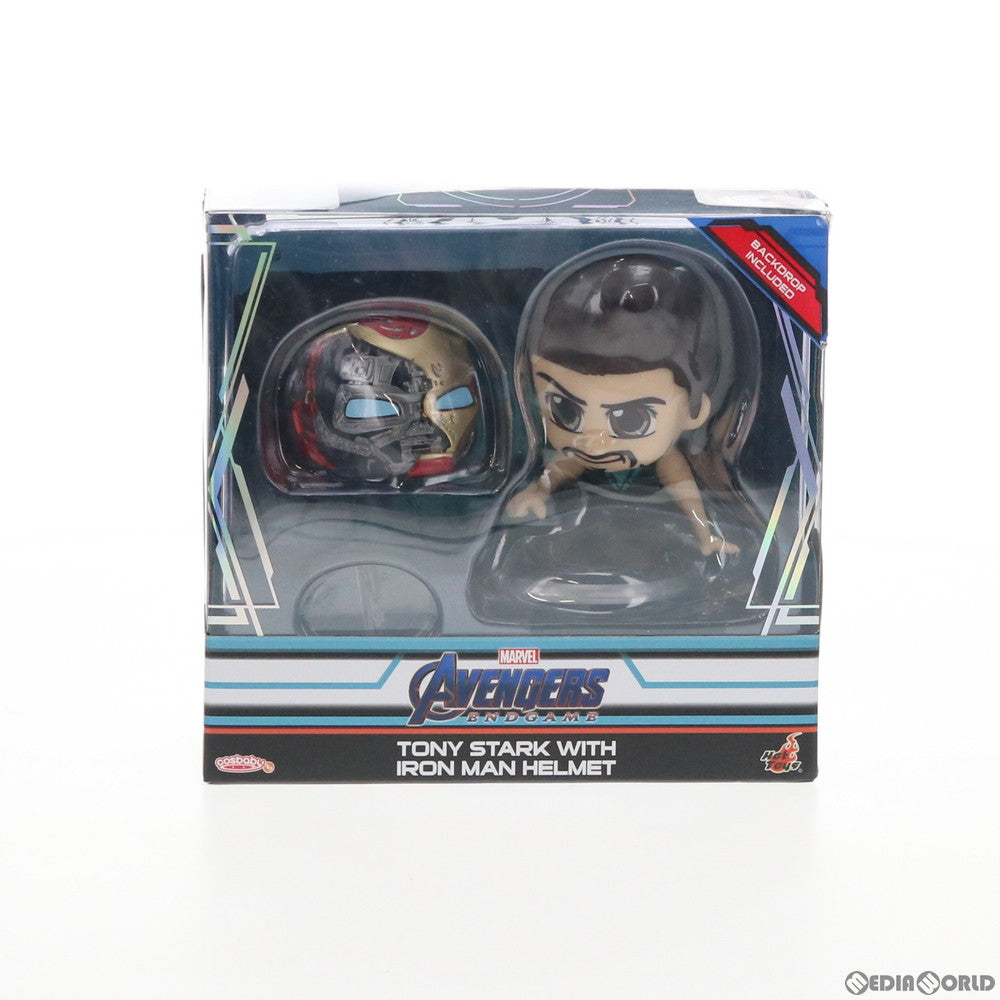 【中古即納】[FIG] 東京コミコン2019限定 コスベイビー サイズS トニー・スターク(アイアンマン・ヘルメット付き版) アベンジャーズ/エンドゲーム 完成品 フィギュア(COS#653) ホットトイズ(20191122)